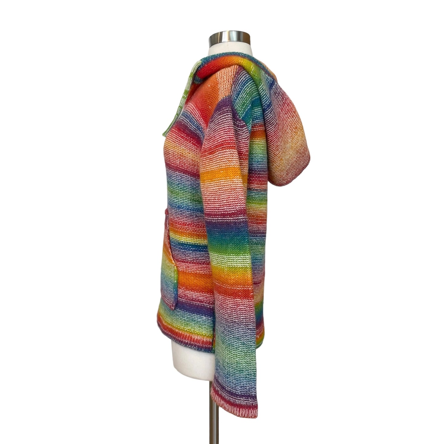 Rainbow Hooded Sweater - XS