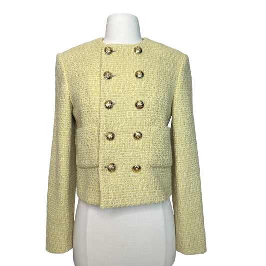 Yellow Tweed Jacket - XS