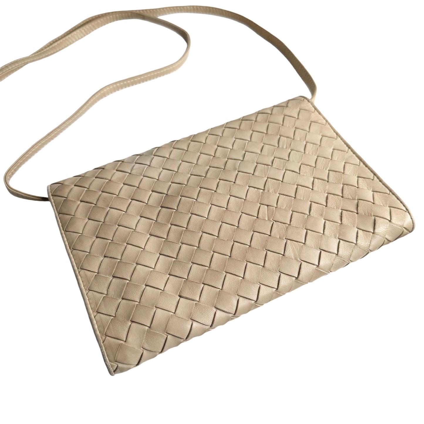 Beige Intrecciato Bag