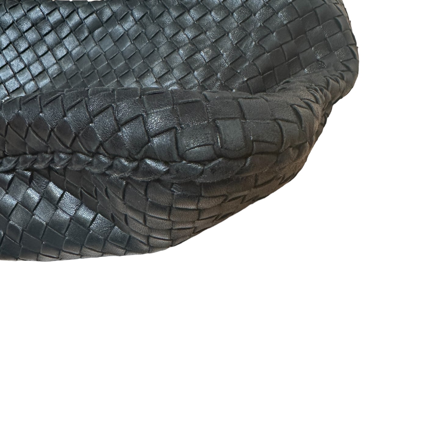 Black Intrecciato Hobo Bag