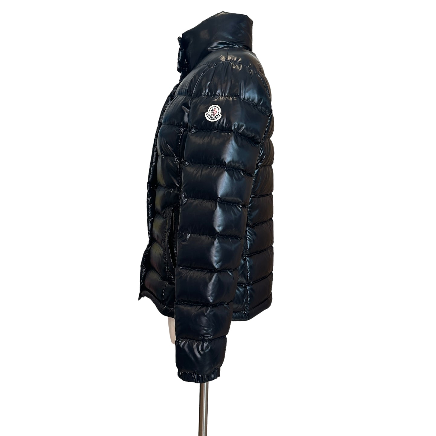 Black Puffer Coat - S