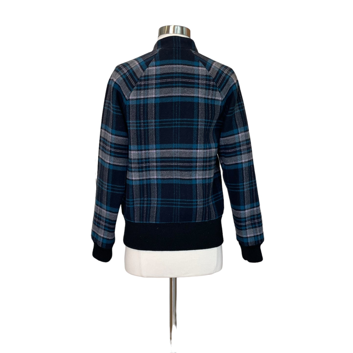 Plaid Bomber Jacket - XS