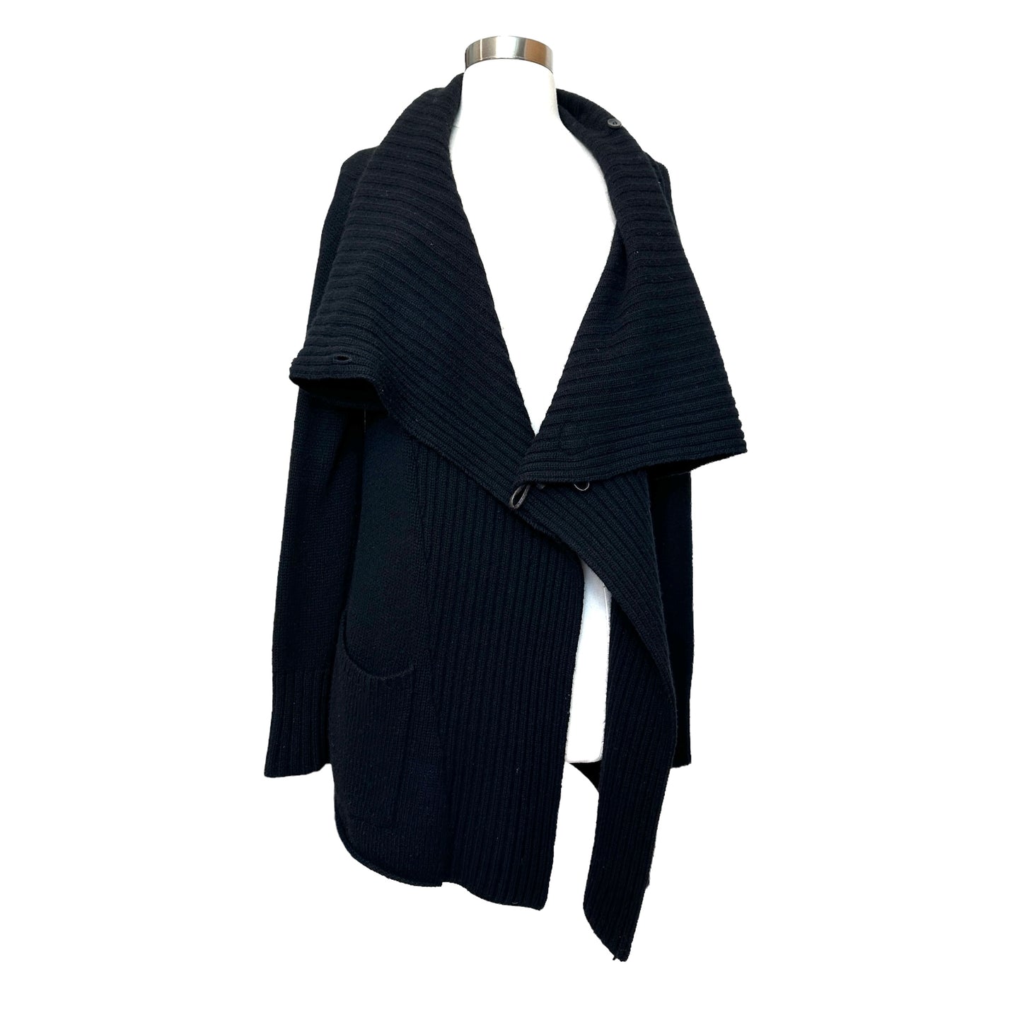 Black Cardigan Sweater - XS