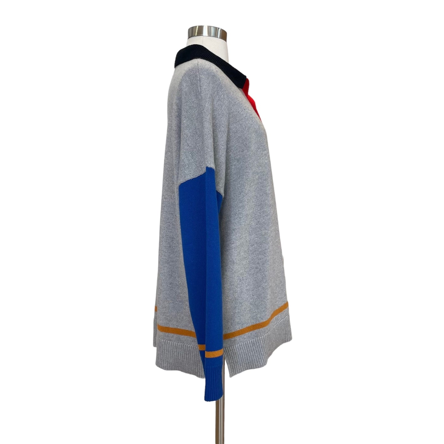 Logo Colorblock Polo Shirt - L