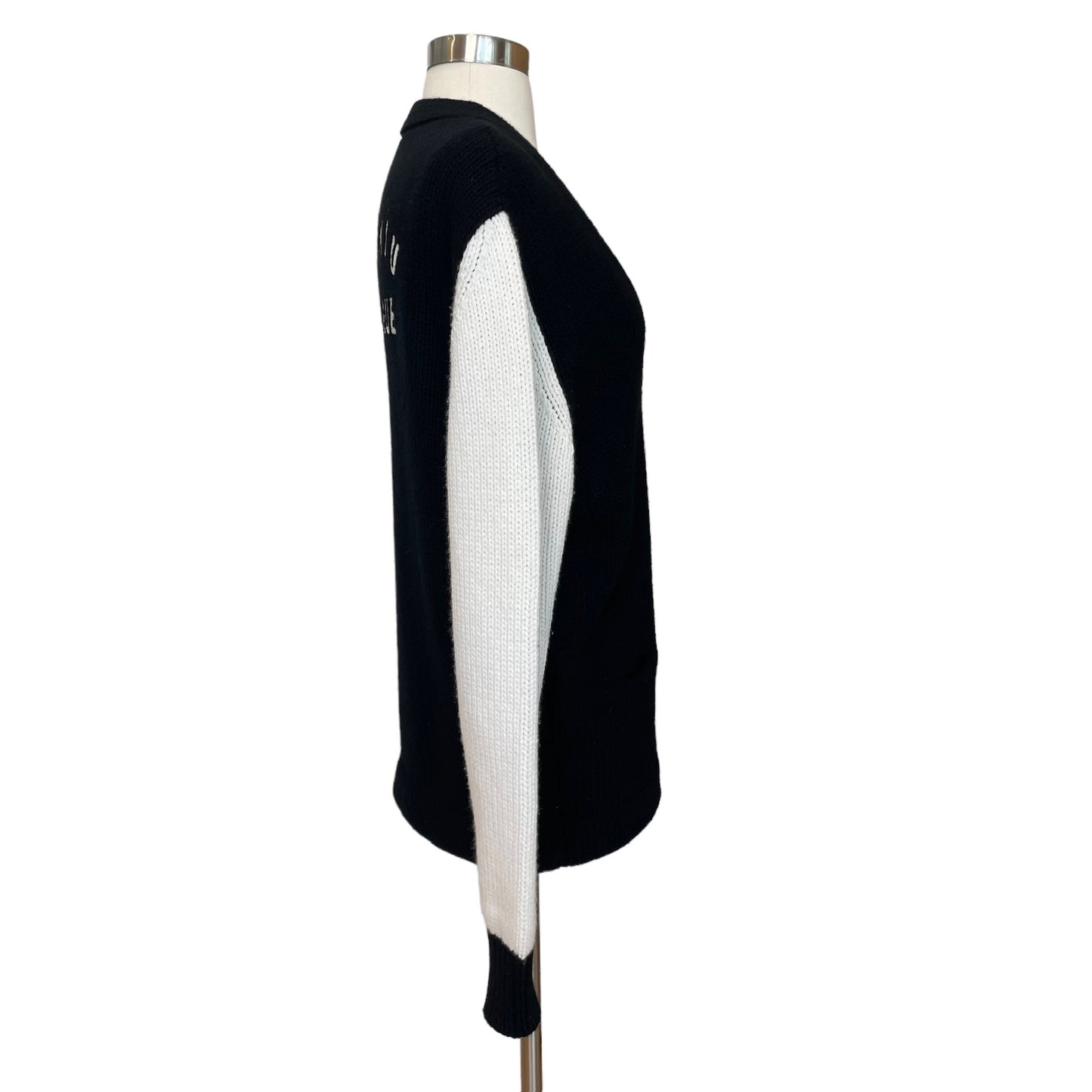 Oversized Logo Varsity Jacket - S