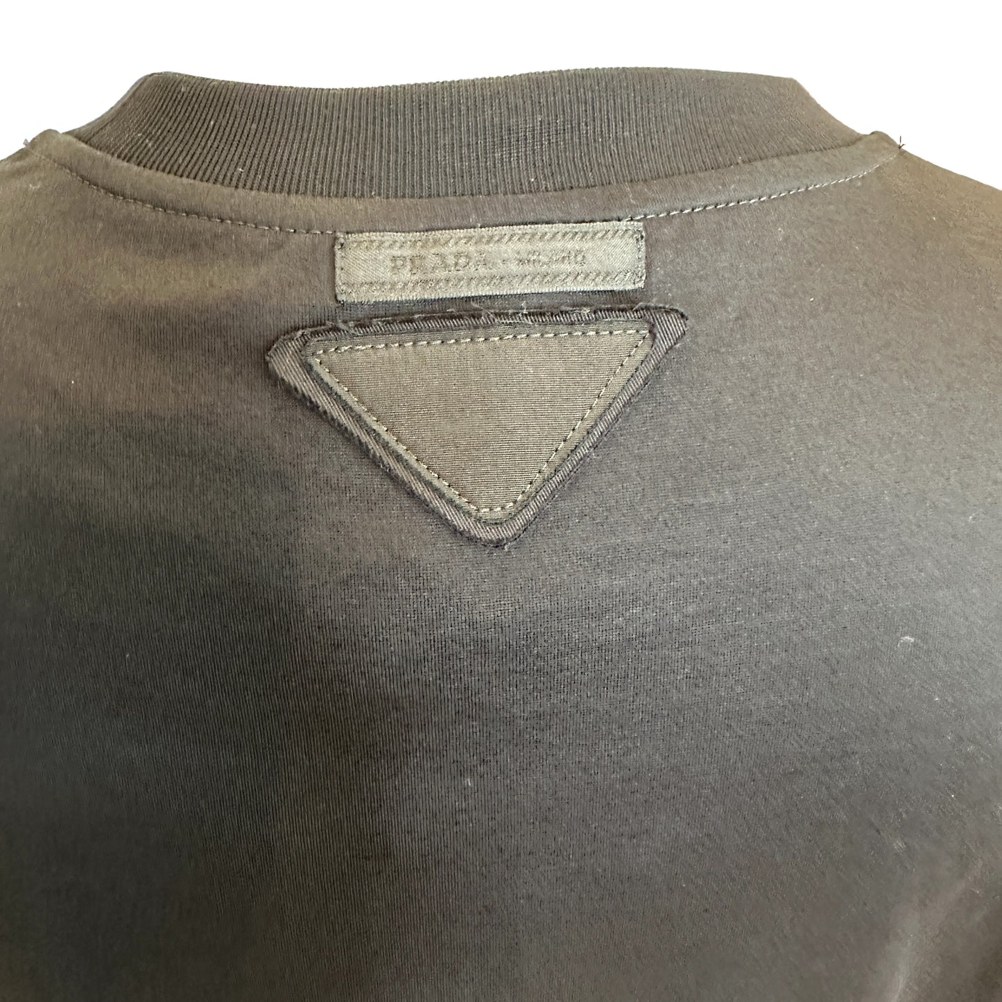 Oversized Logo Black T-Shirt - S