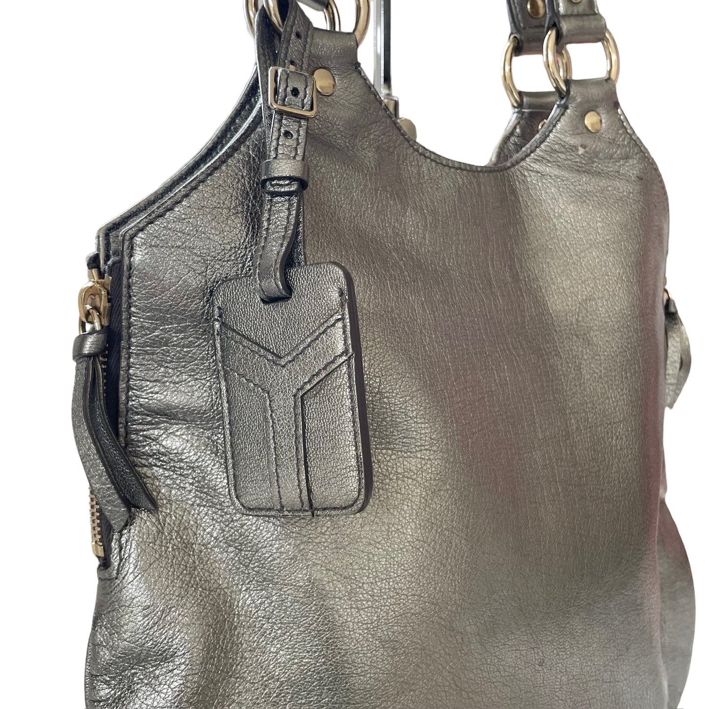 Vintage Bronze Leather Tote