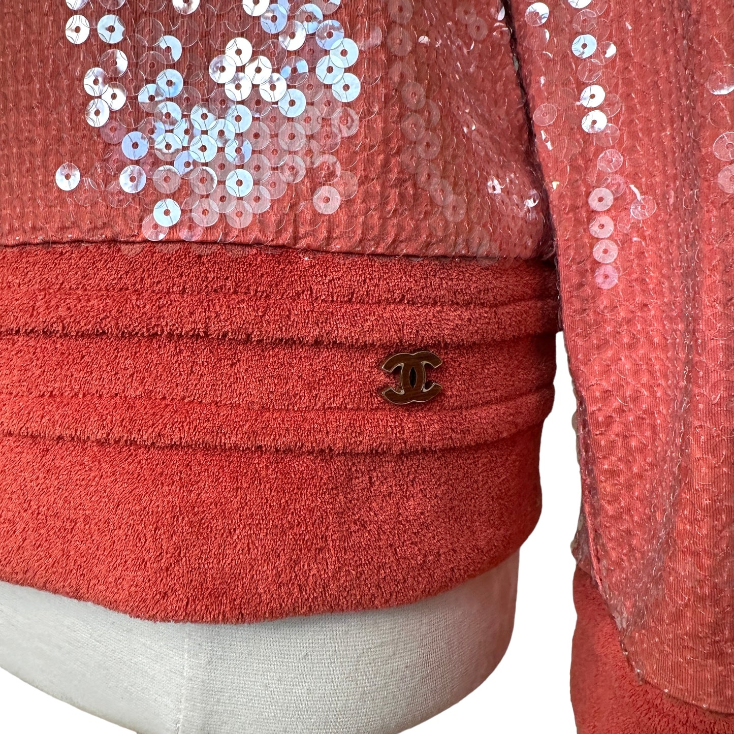 Pink Sequins Jacket - M