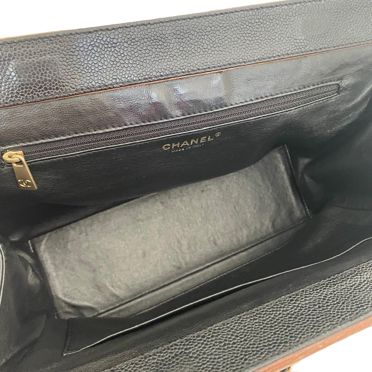 Vintage Wood & Caviar Bag