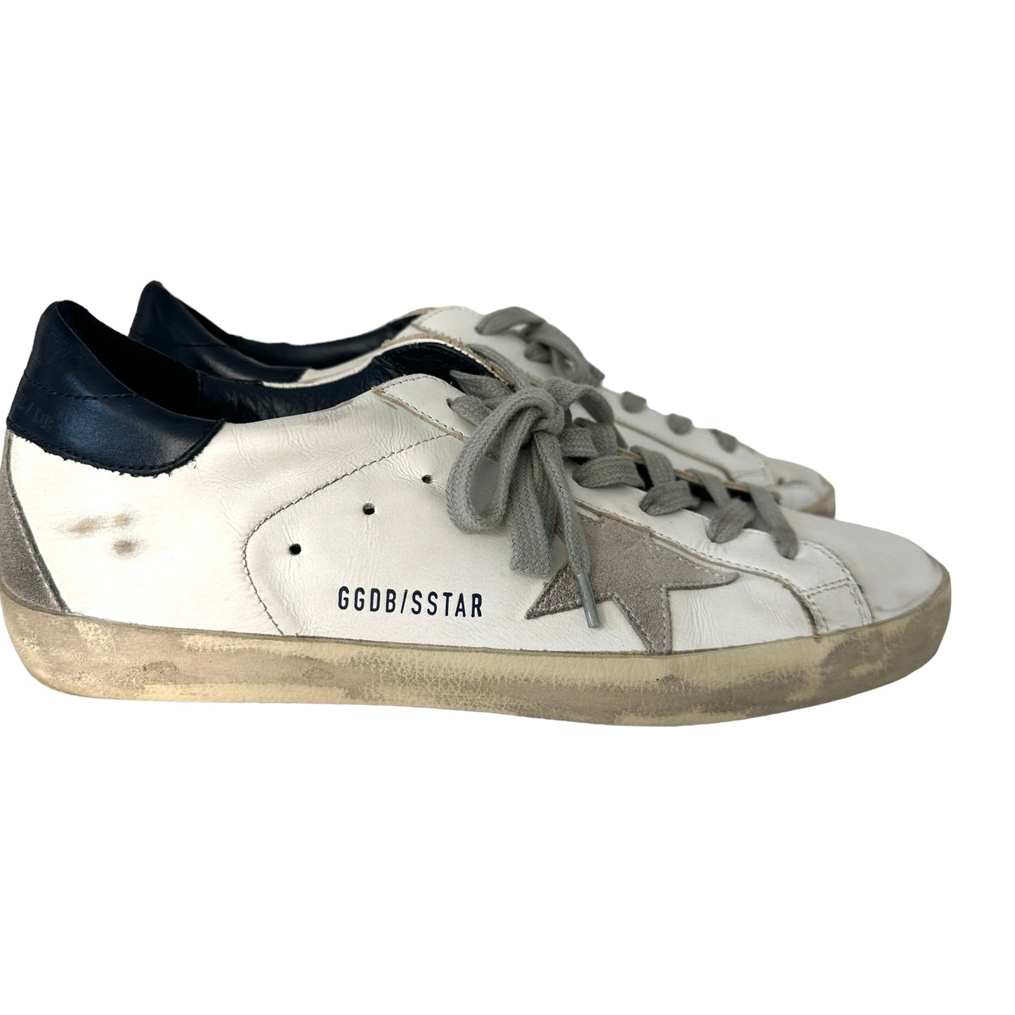 White Leather Sneakers - 9