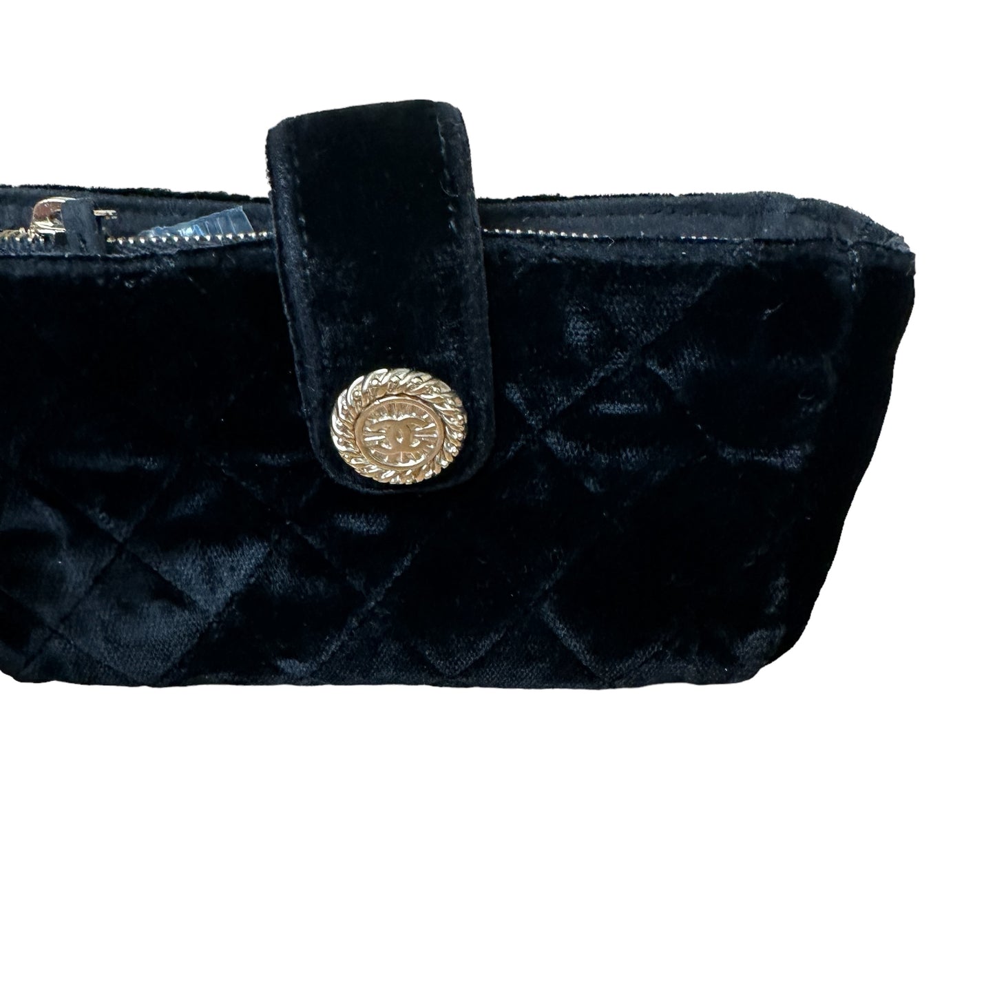 Black Velvet Phone Pouch