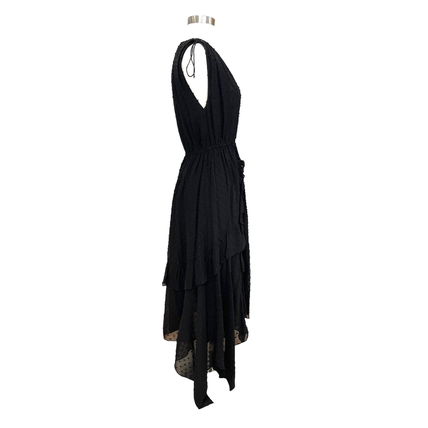 Black Silk Dress - 4