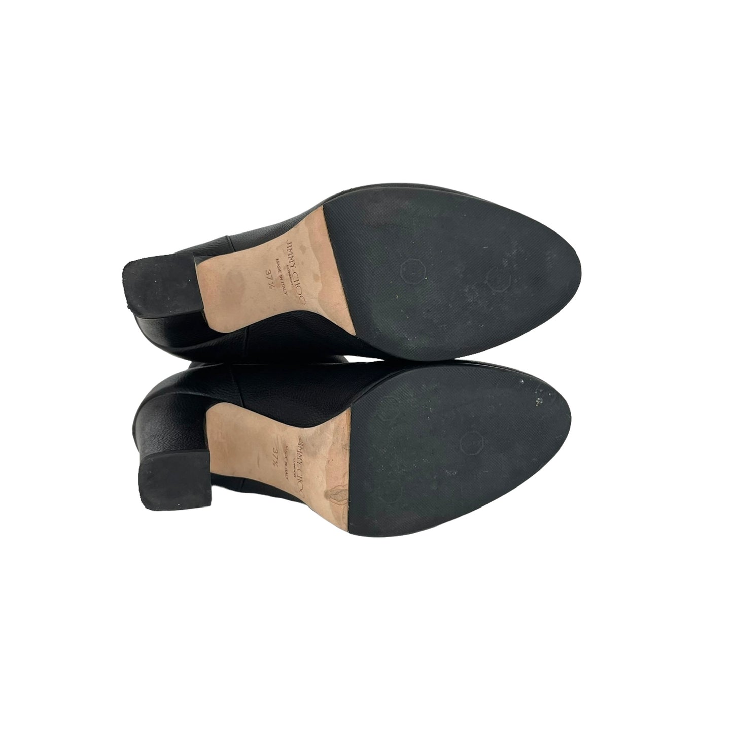 Black Leather Boots - 7.5