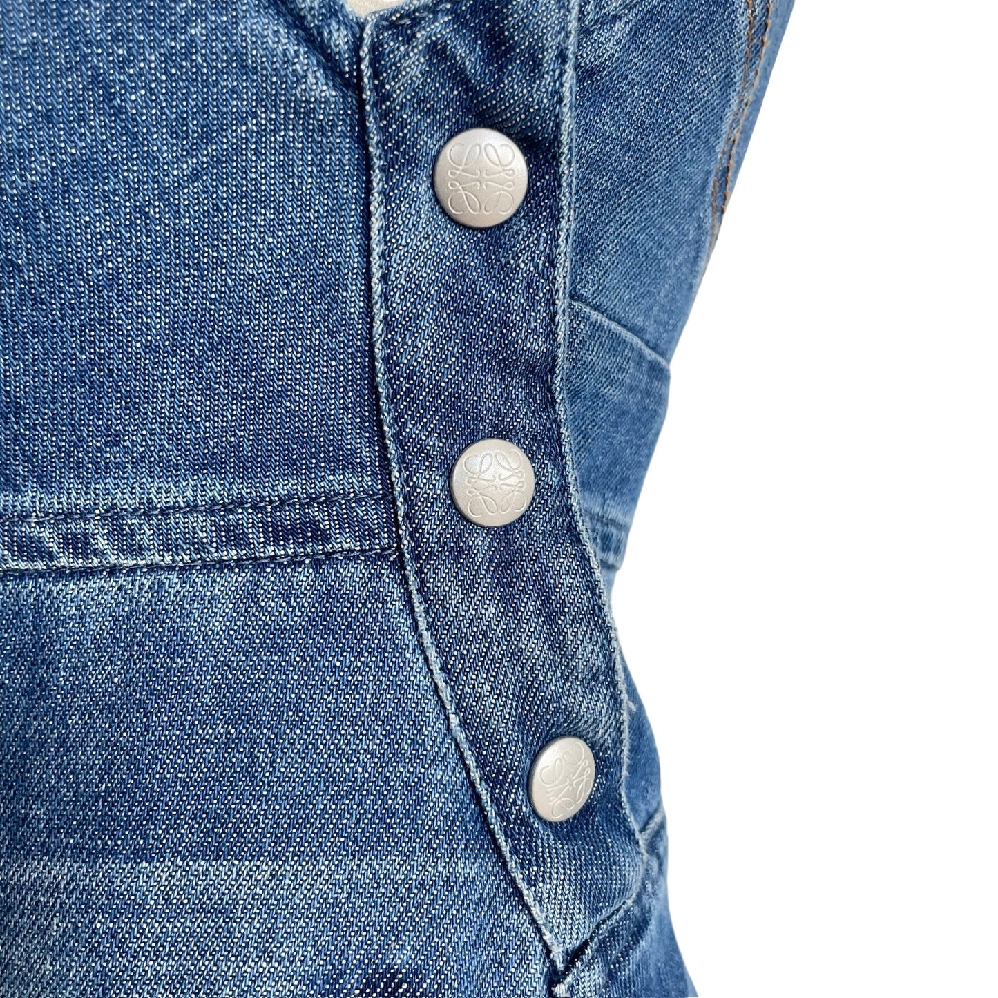 Denim Asymmetrical Dress - XS