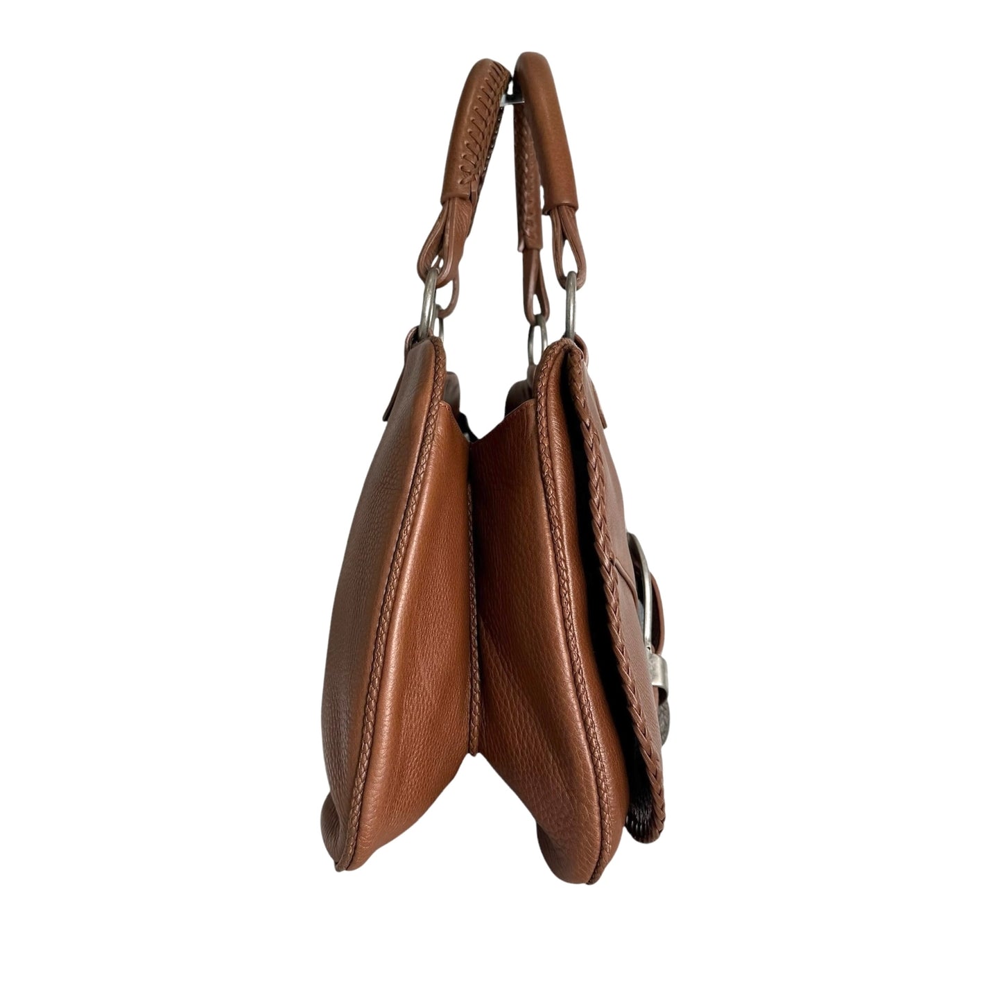 Brown Leather Gaucho Bag