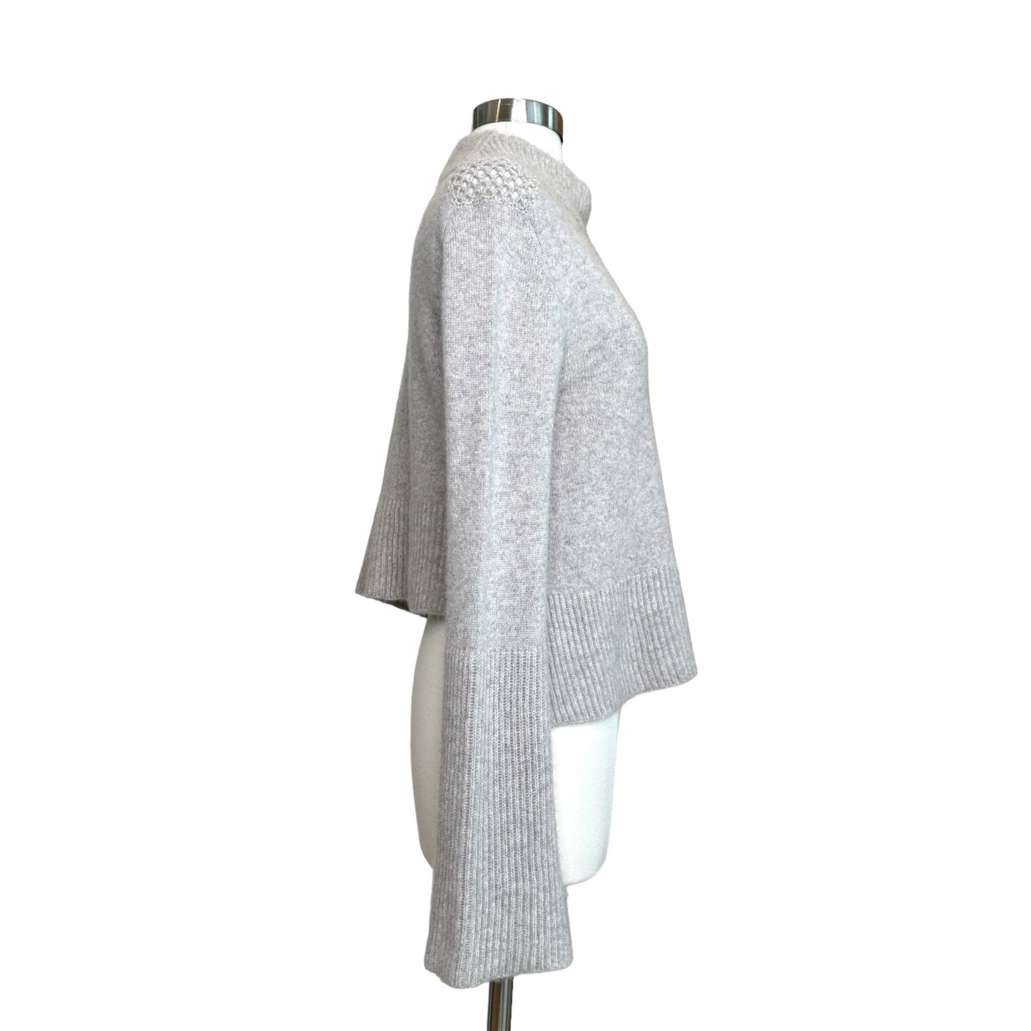 Light Grey Cashmere Sweater - XS