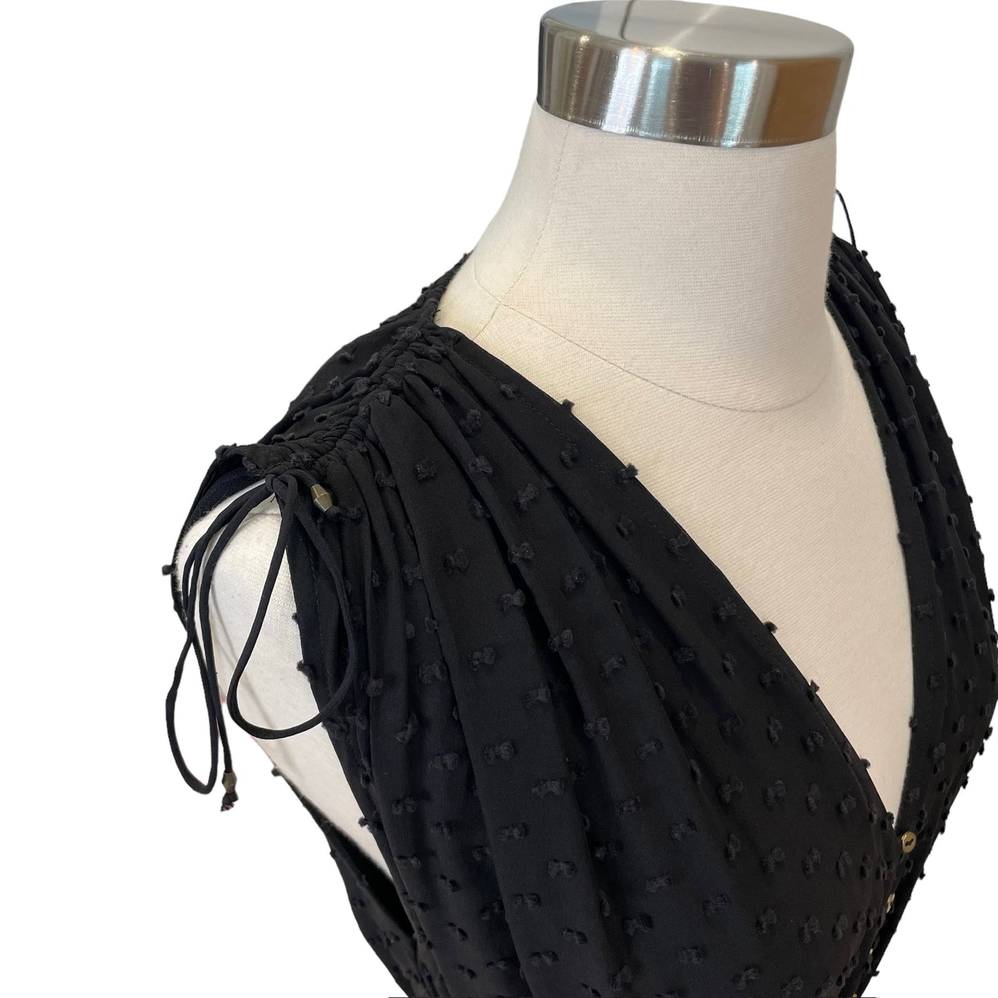 Black Silk Dress - 4