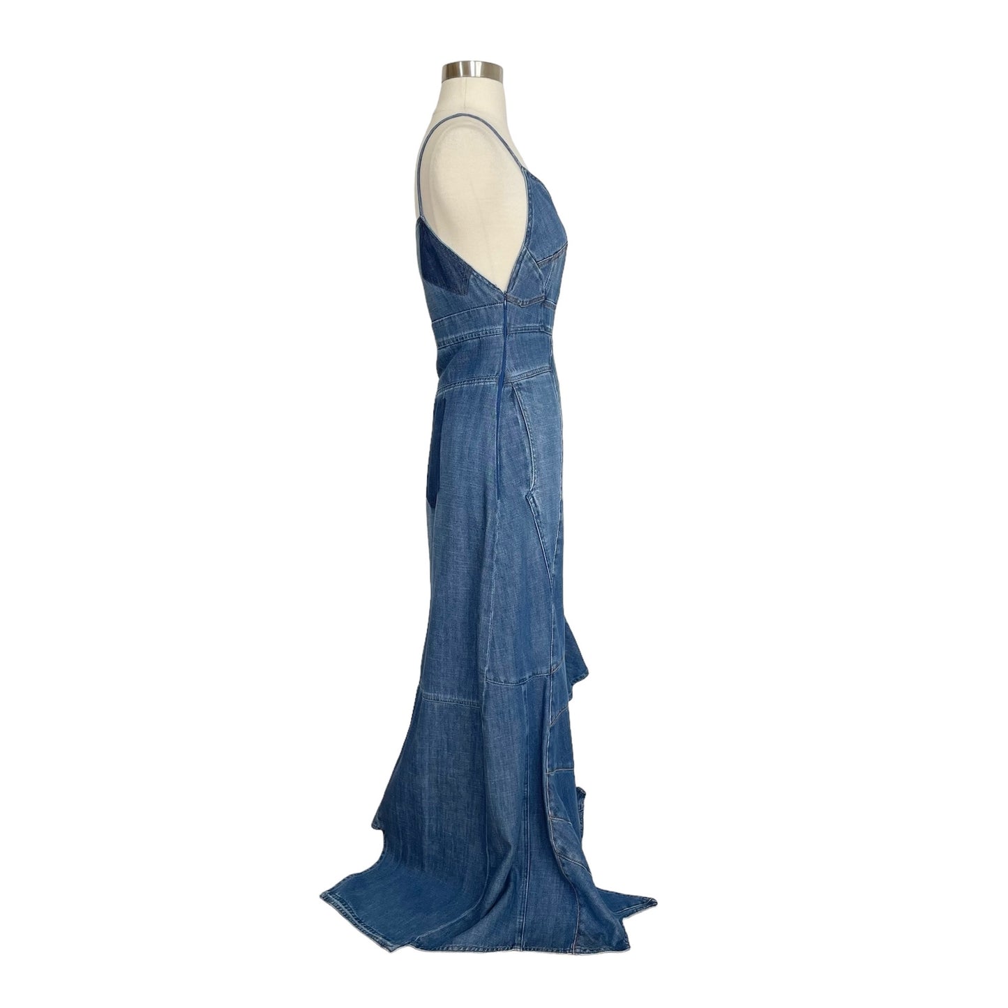Denim Asymmetrical Dress - XS