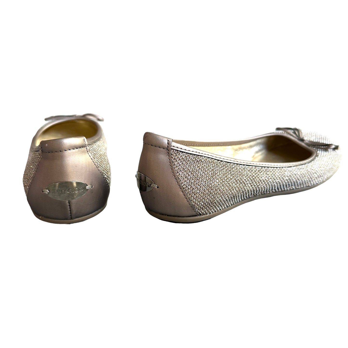 Metallic Ballerina Flats - 5