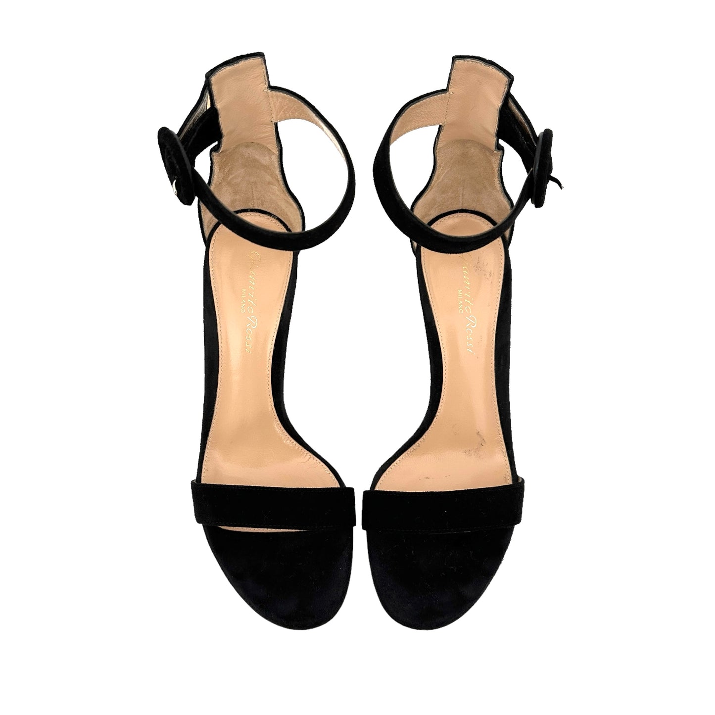 Black Suede Heels - 6.5