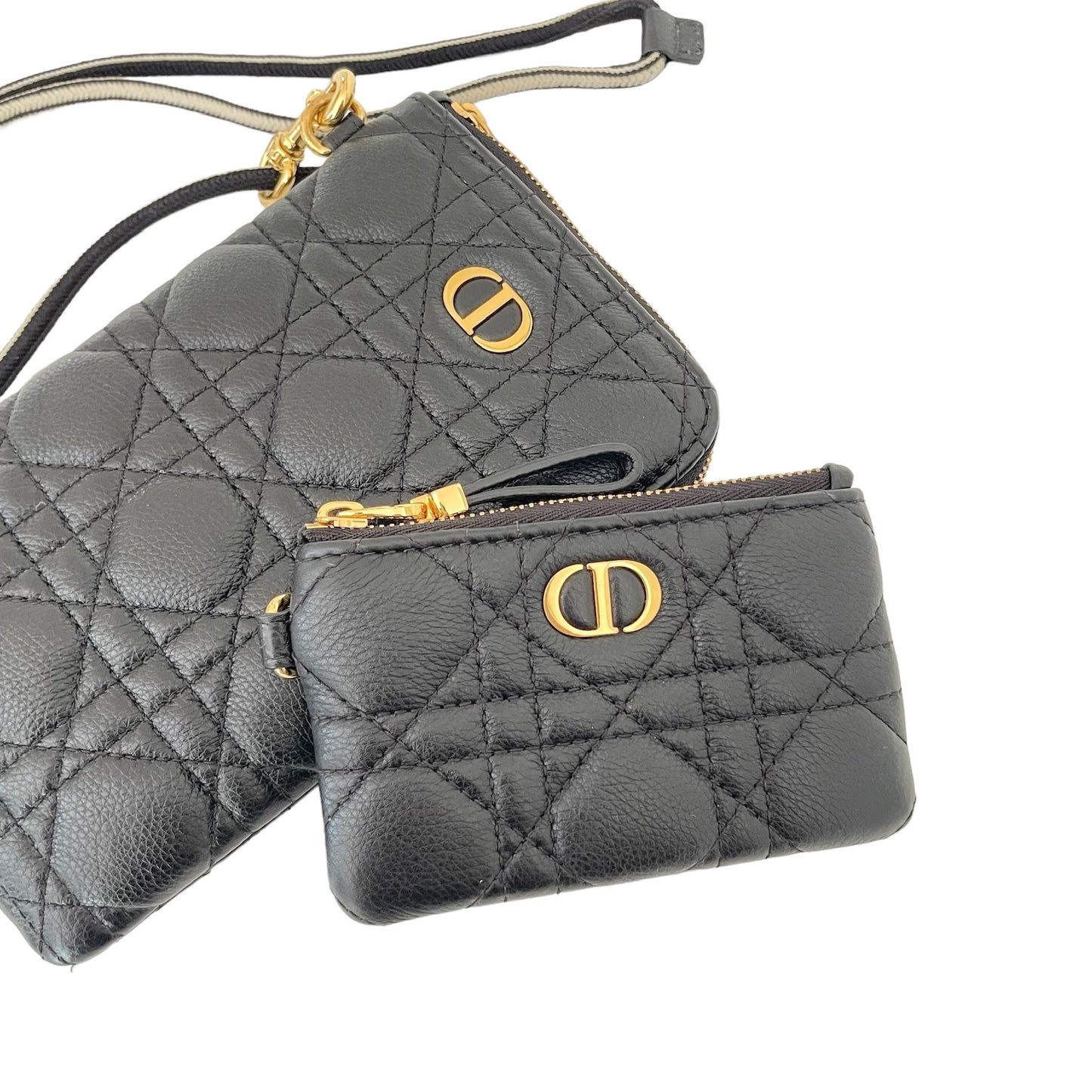 Black Cannage Pouches