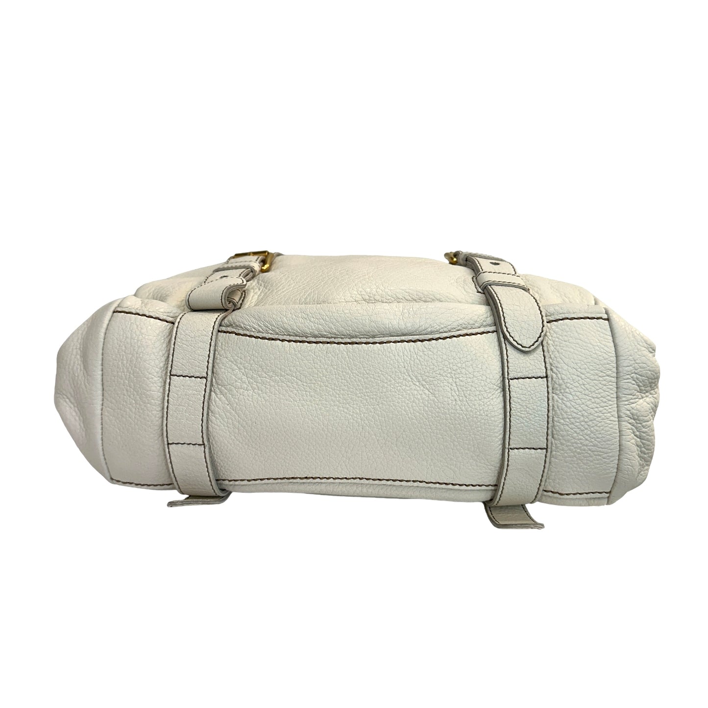 White Leather Bag