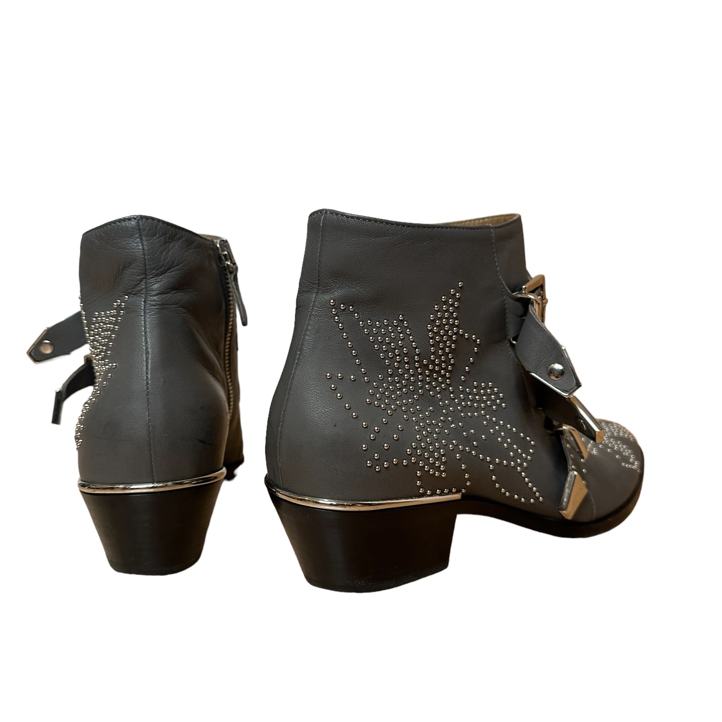 Grey & Silver Susanna Boots - 8