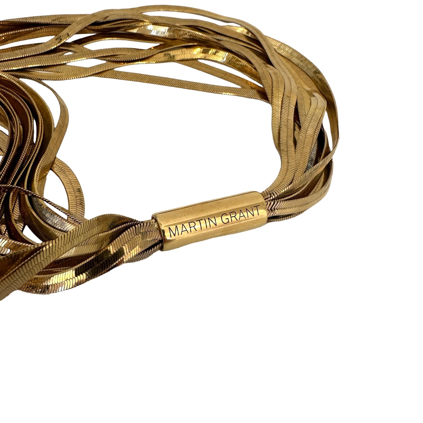 Gold Plated Multi Layered Necklace