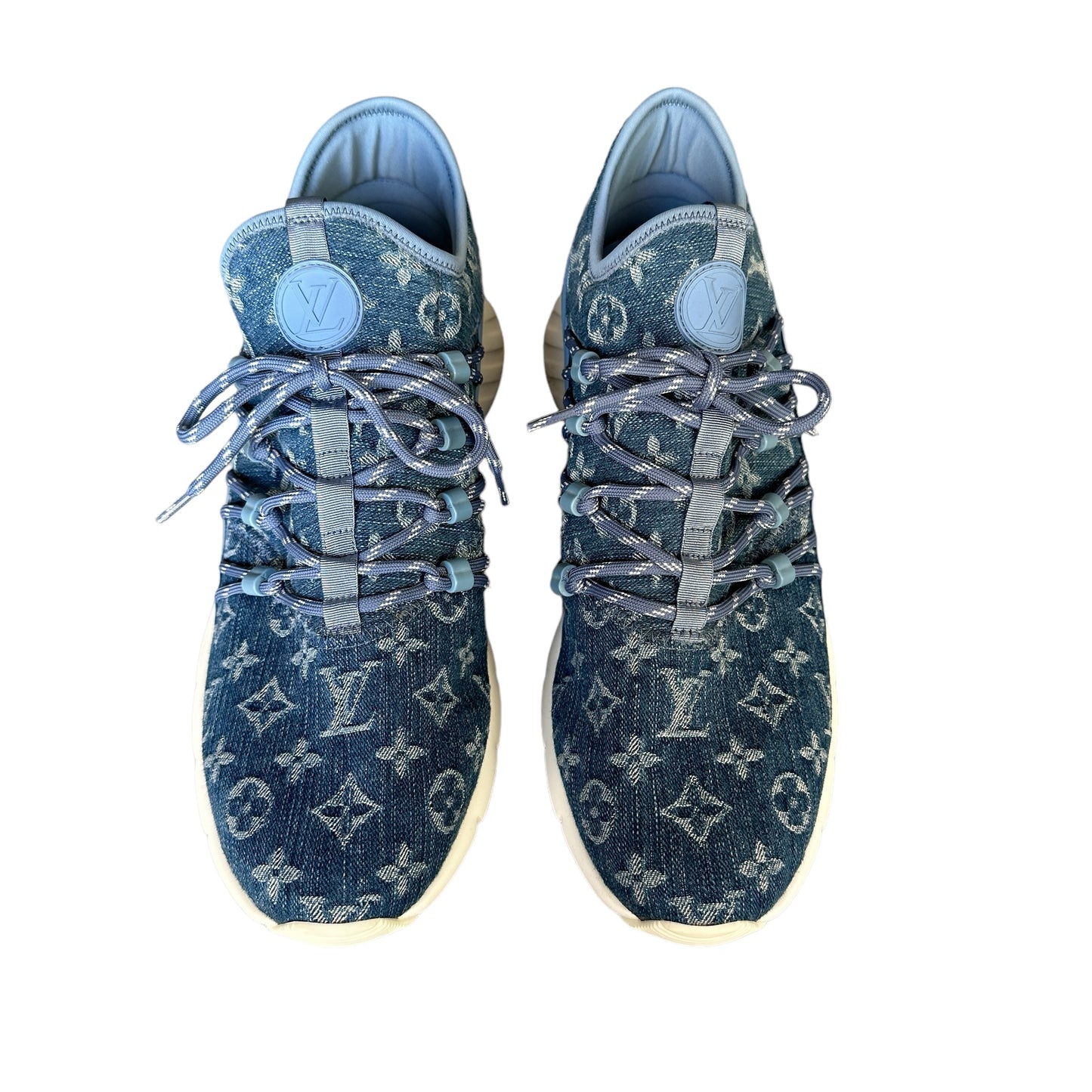 Denim Monogram Sneakers - 10.5