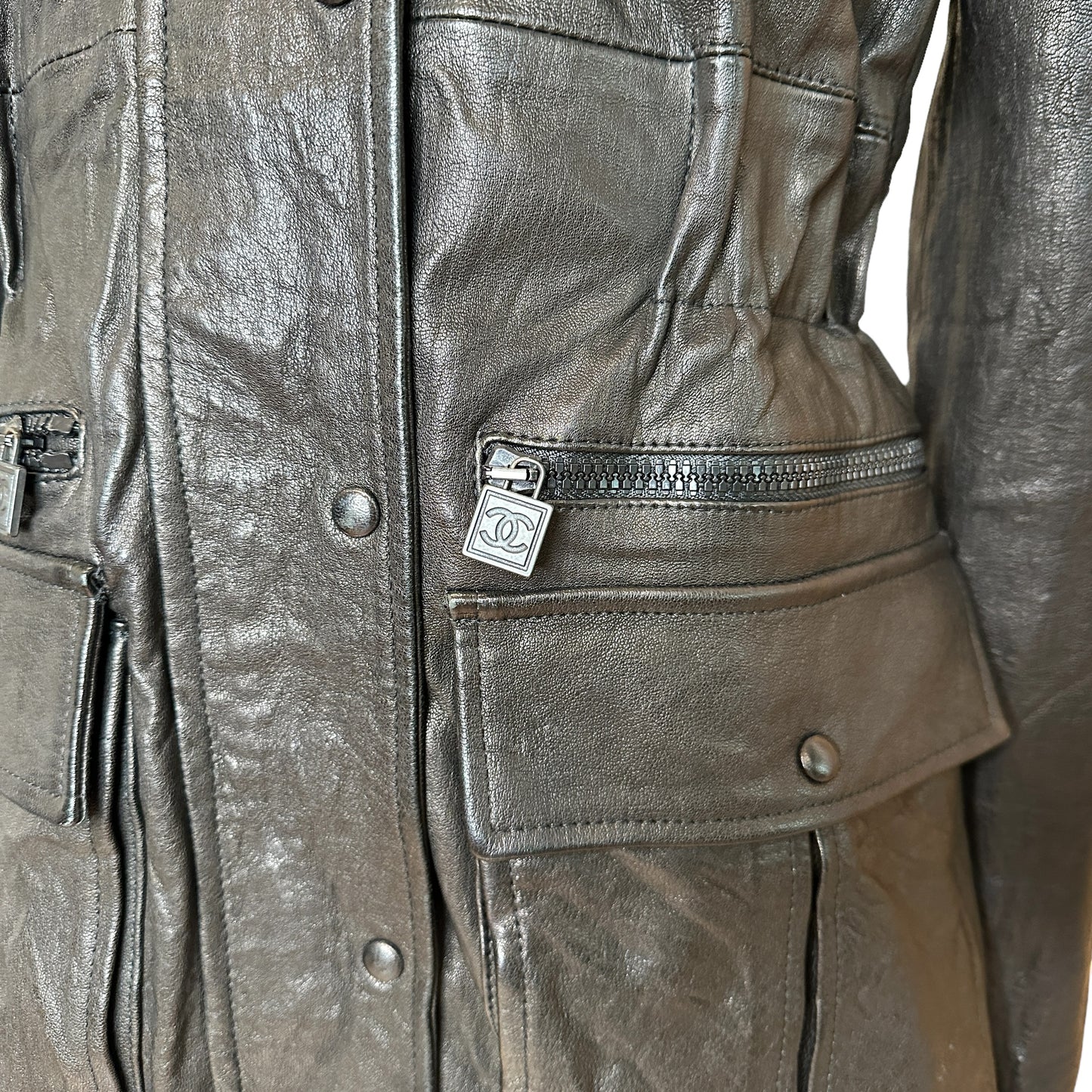 Vintage Leather Jacket - S/M.