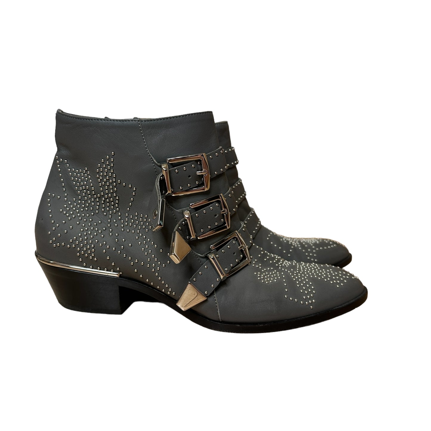 Grey & Silver Susanna Boots - 8
