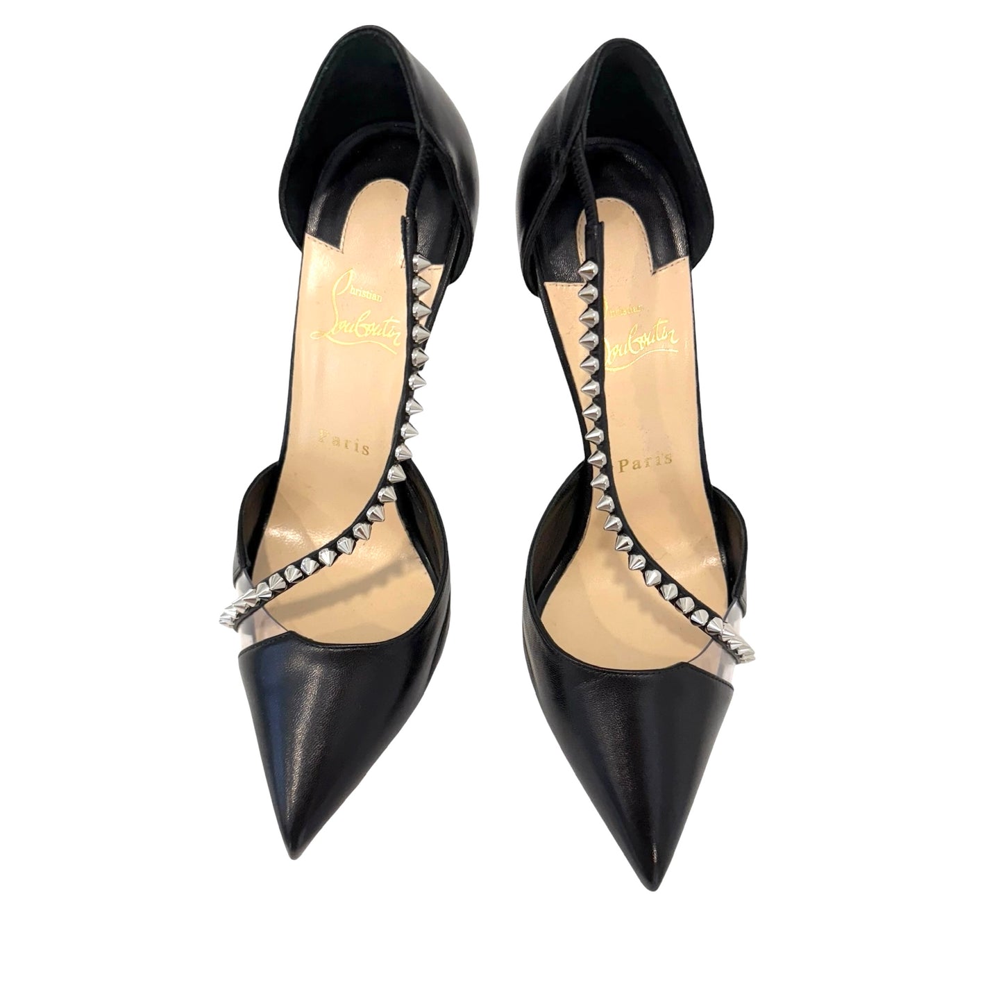 Black Spike Heels -9.5