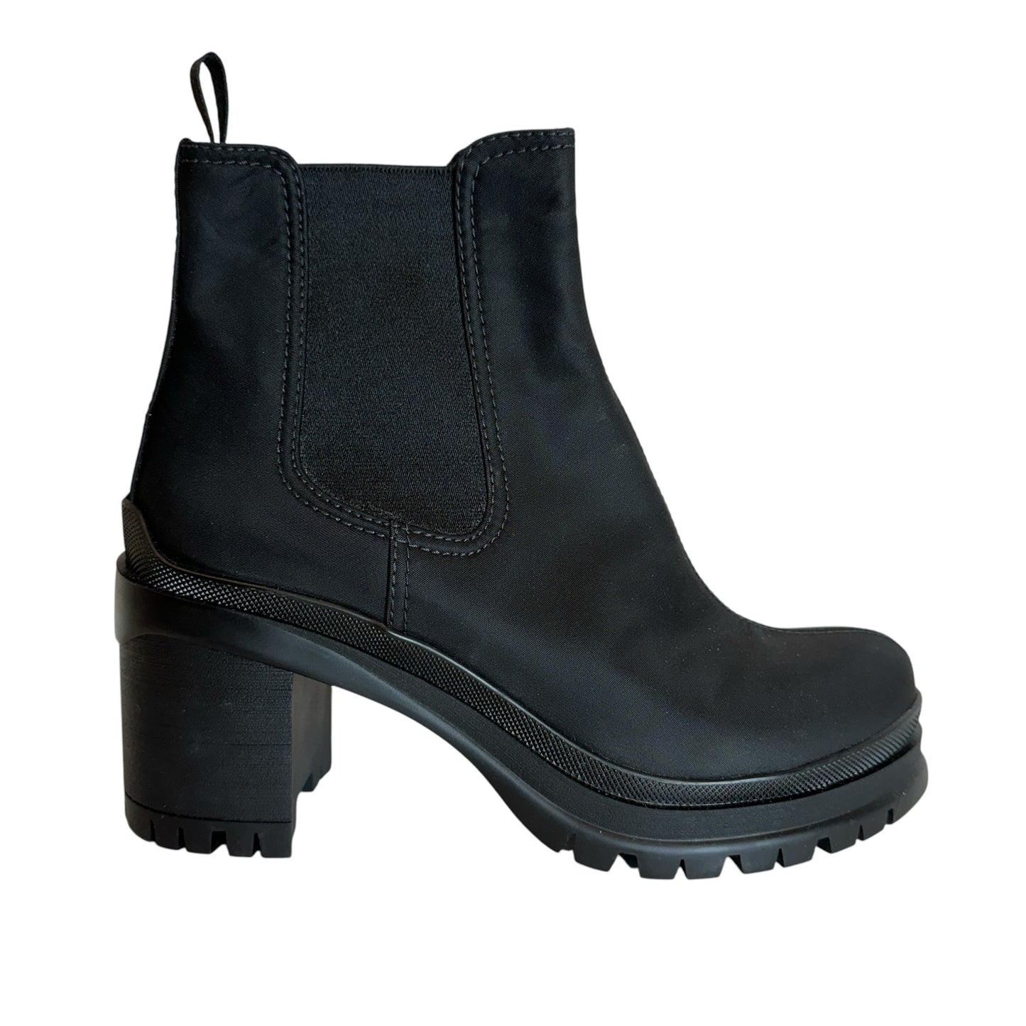 Black Nylon Boots - 8.5