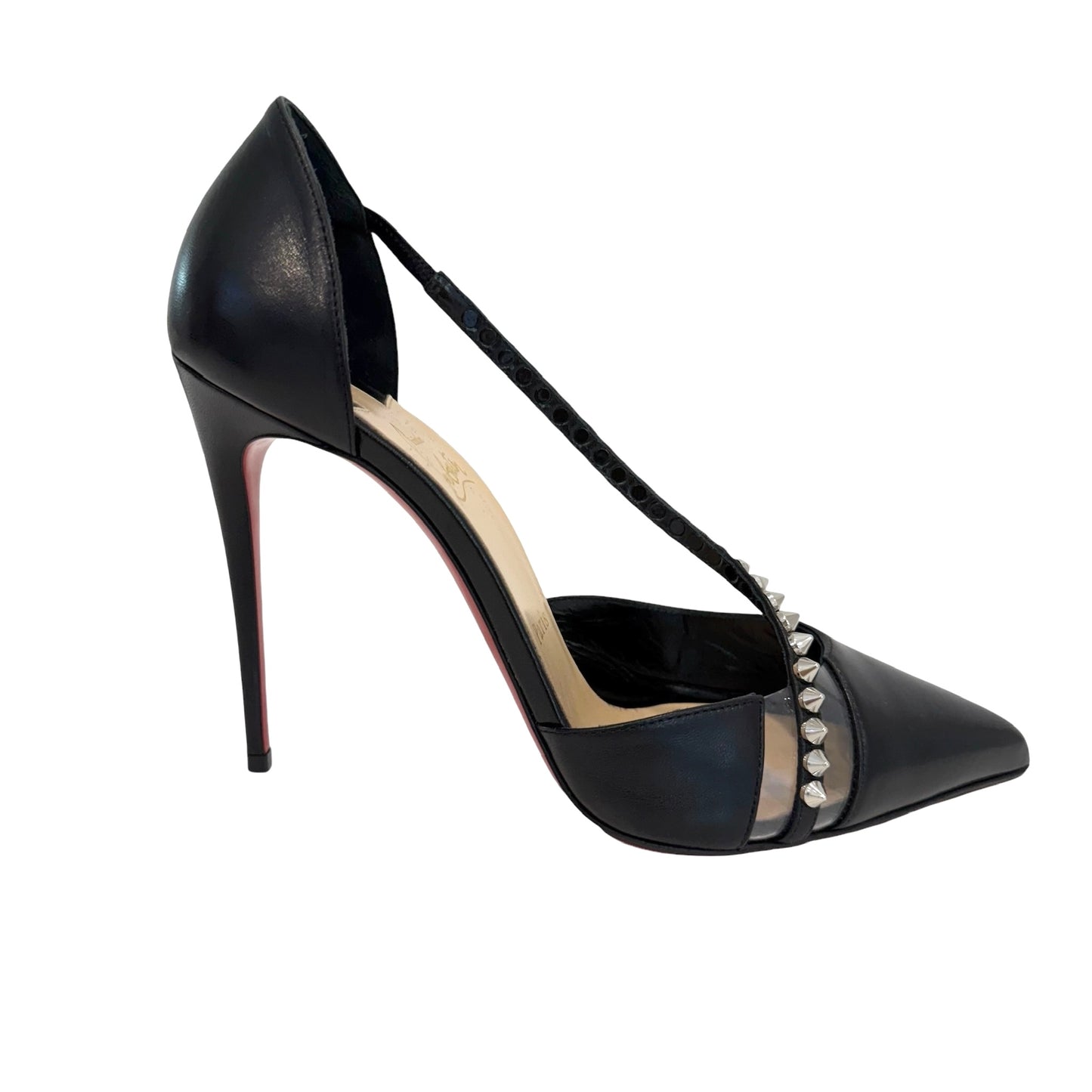Black Spike Heels -9.5