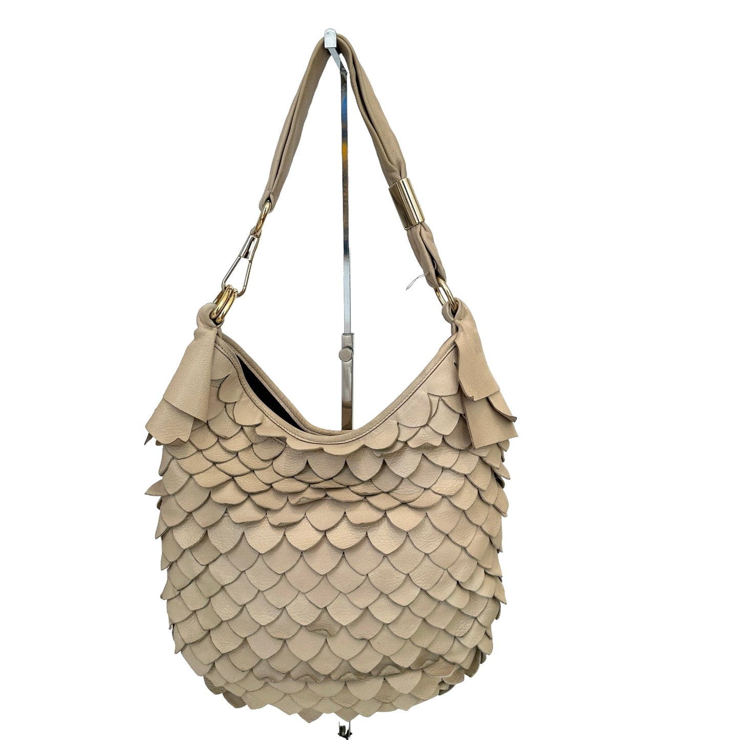 Vintage Cream Hobo Bag