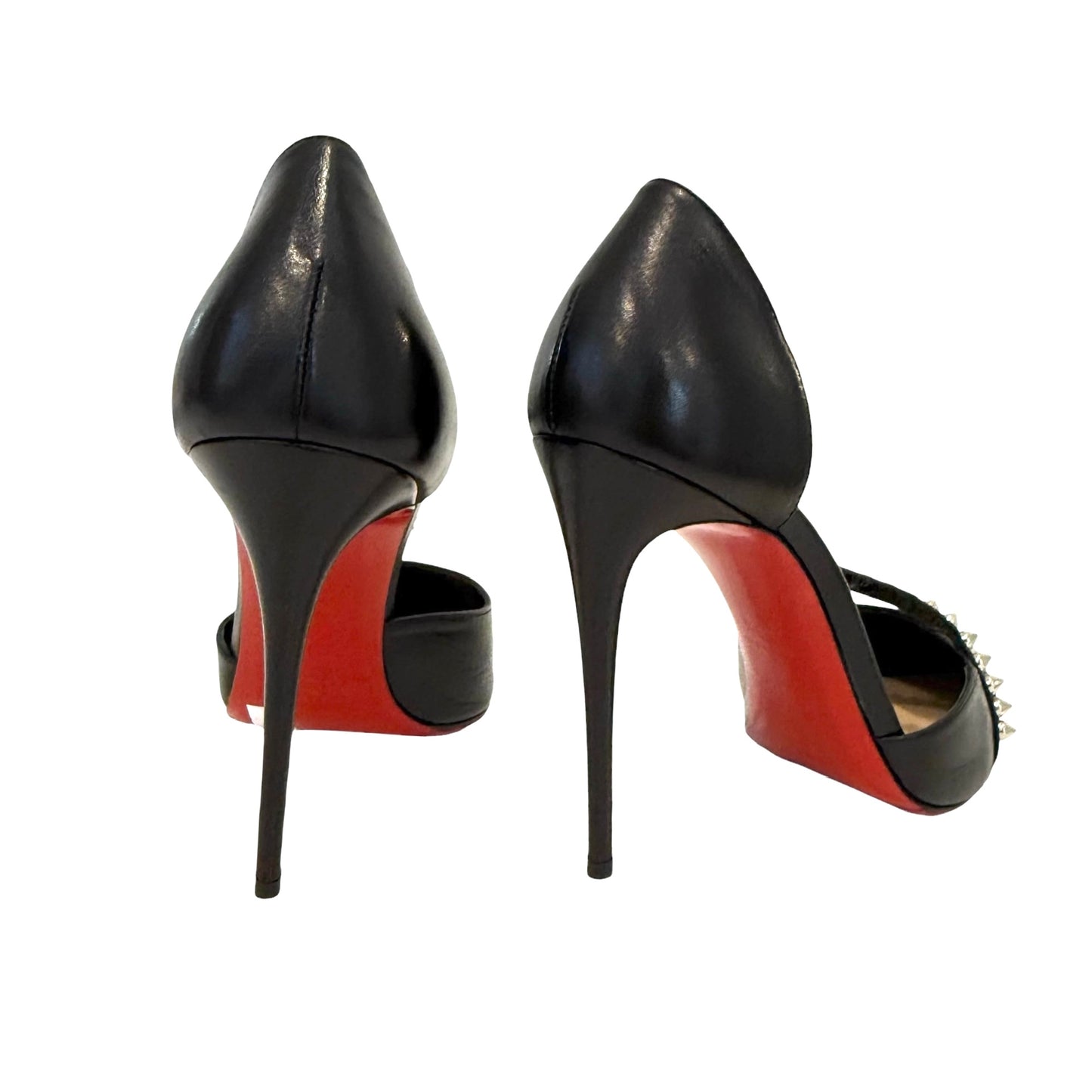 Black Spike Heels -9.5