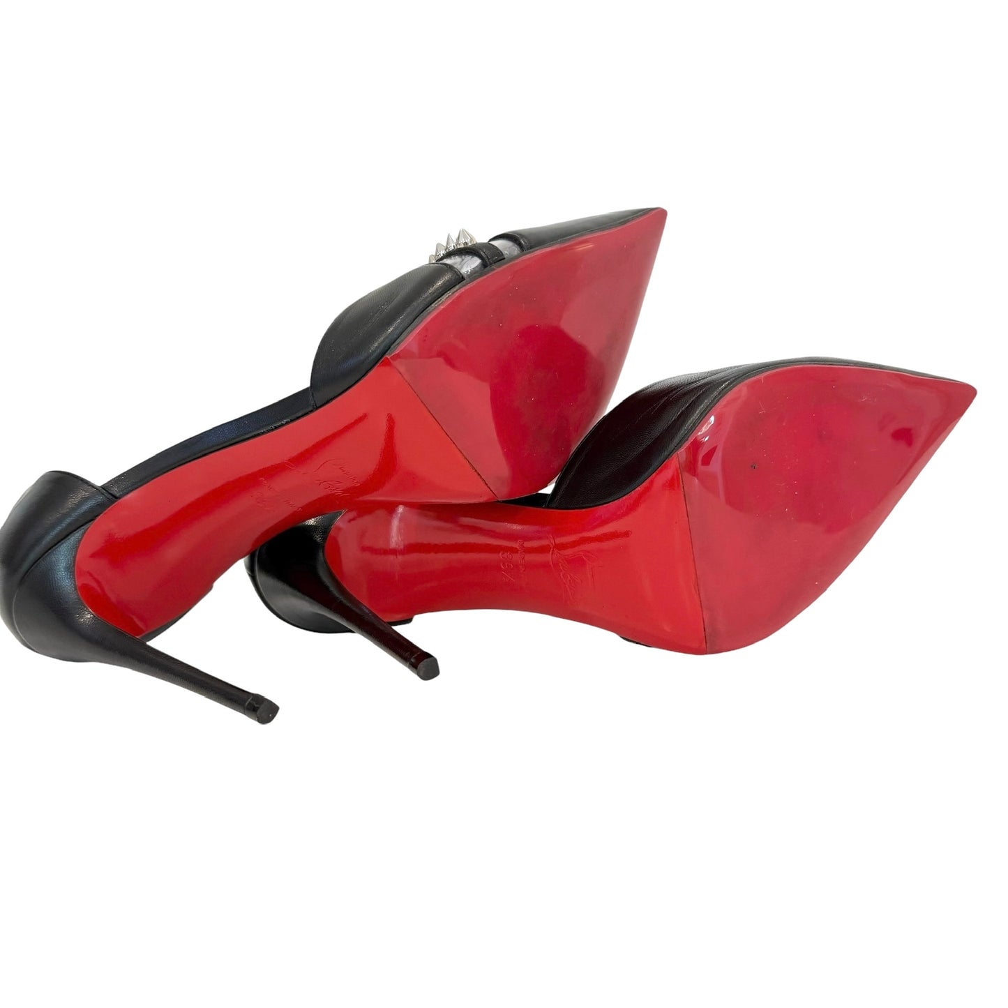Black Spike Heels -9.5