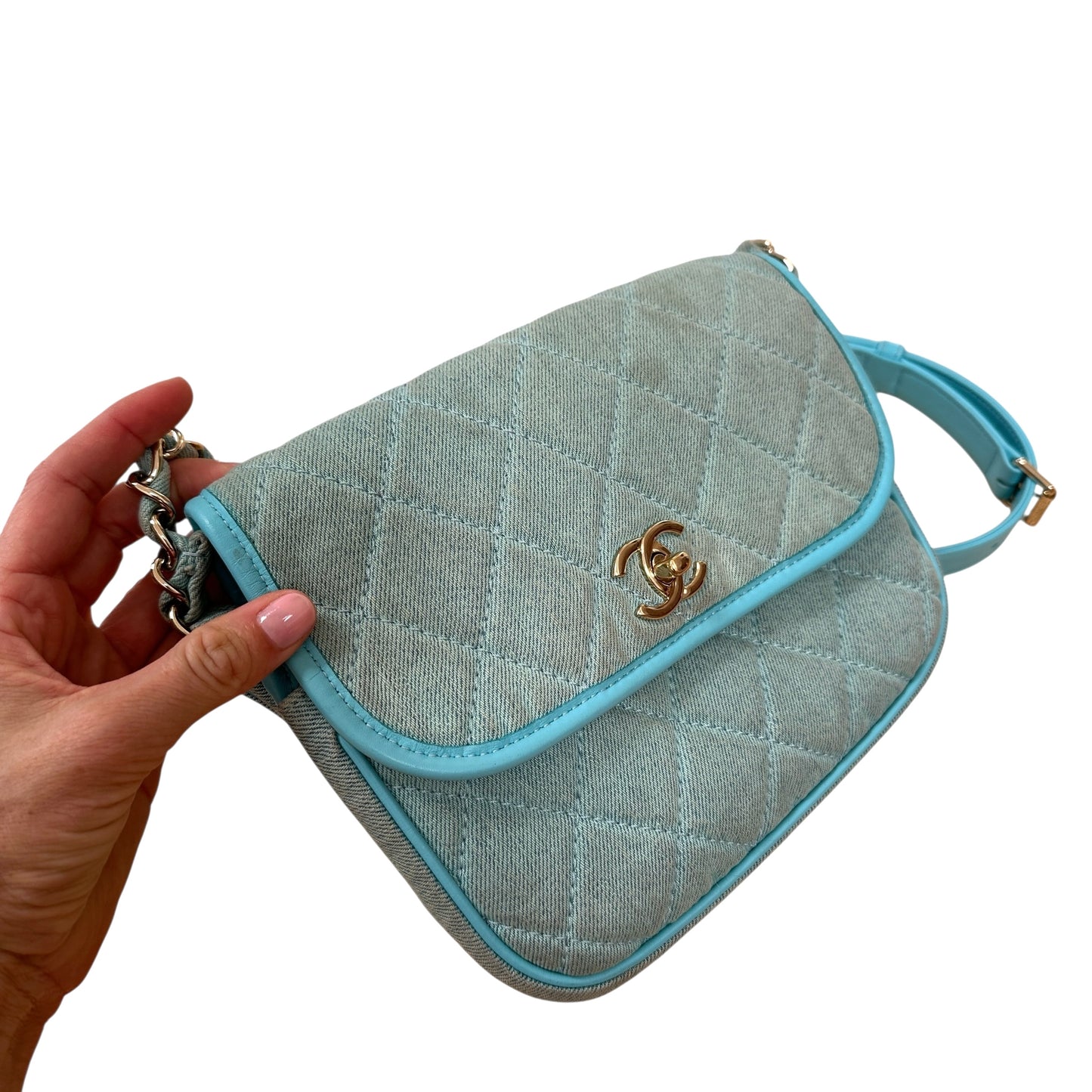 Chanel Denim Crossbody Bag