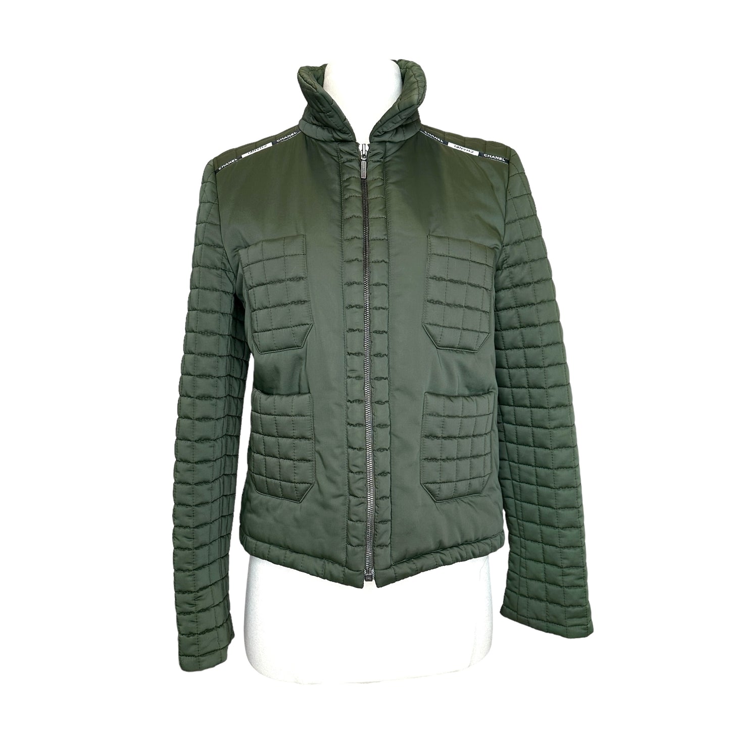 Vintage Kaki Logo Jacket - S