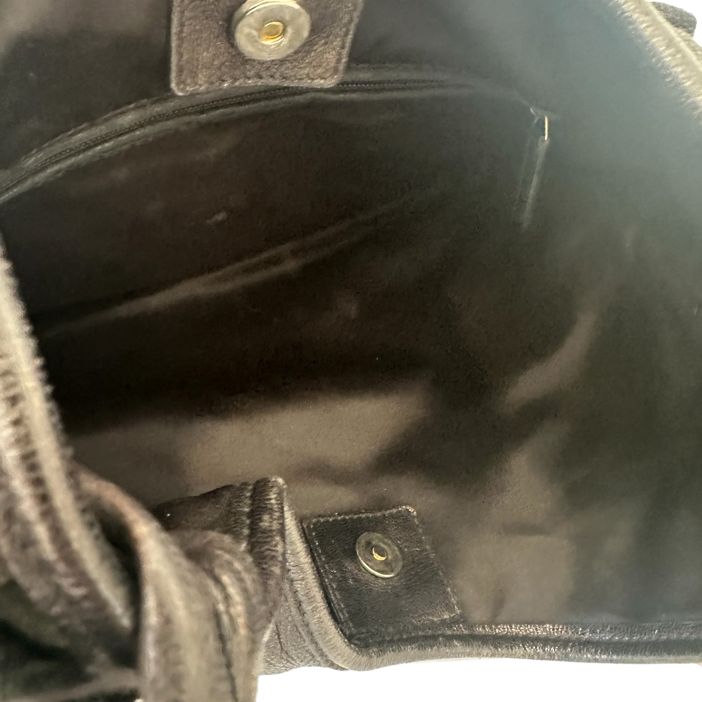 Vintage Black Hobo Bag