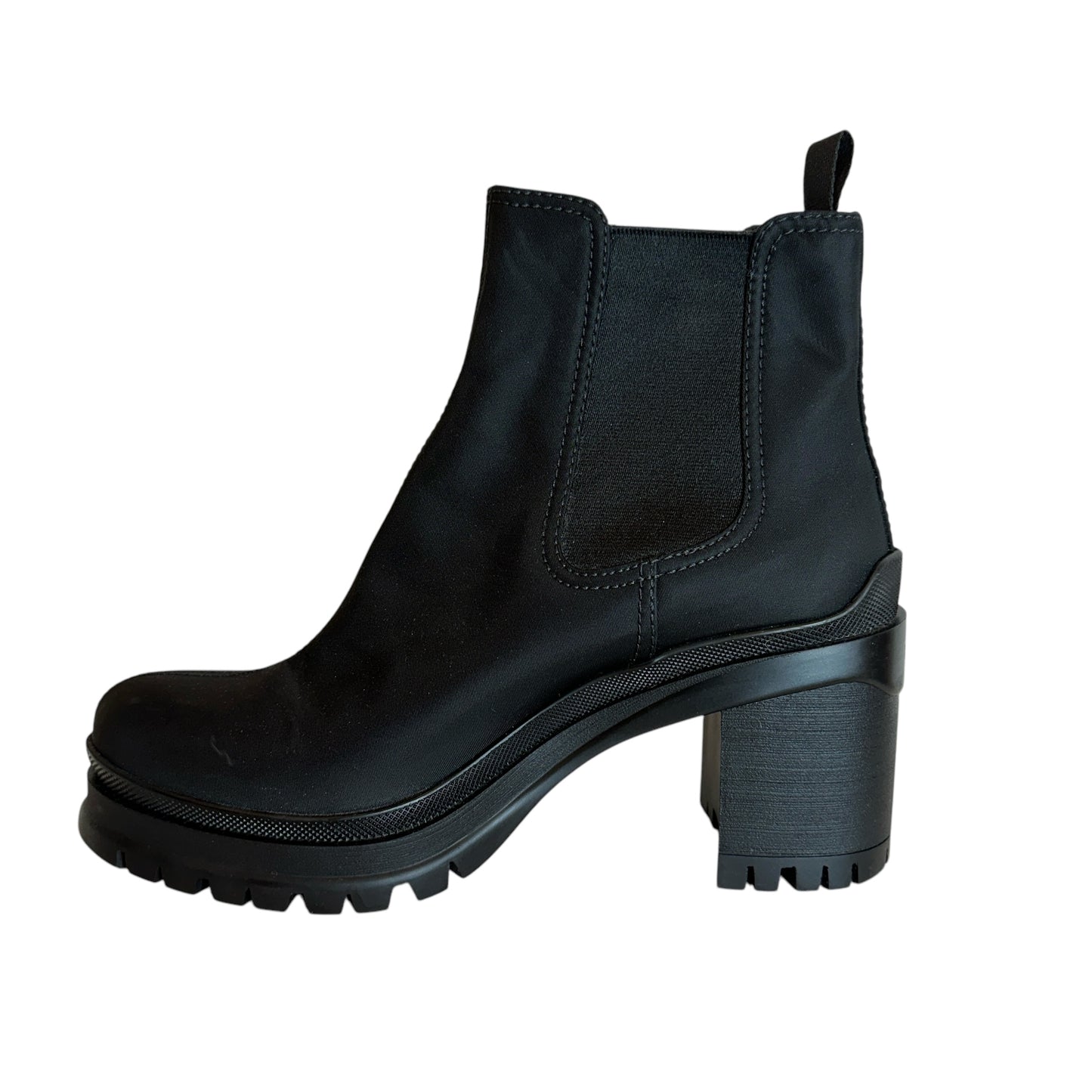 Black Nylon Boots - 8.5
