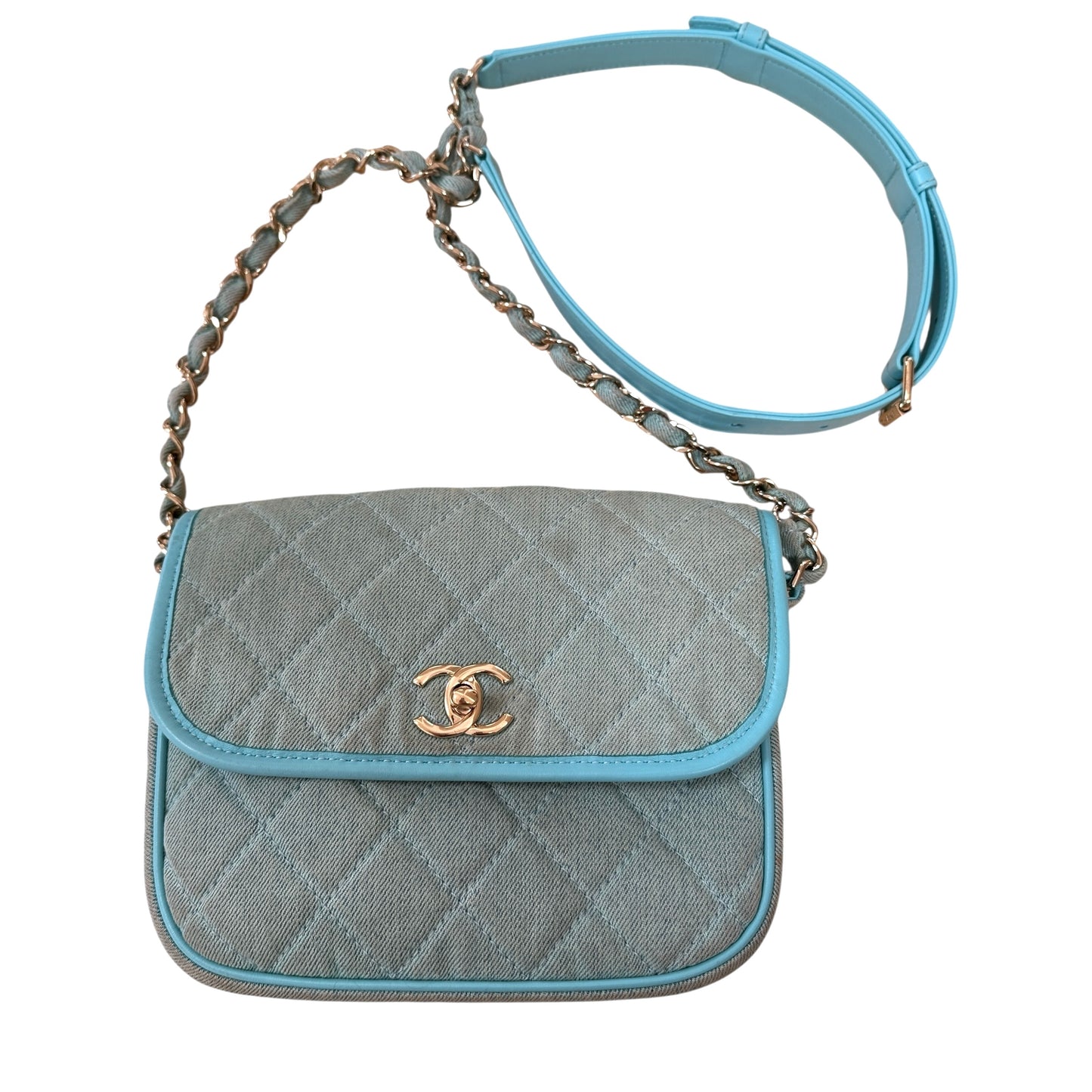 Chanel Denim Crossbody Bag
