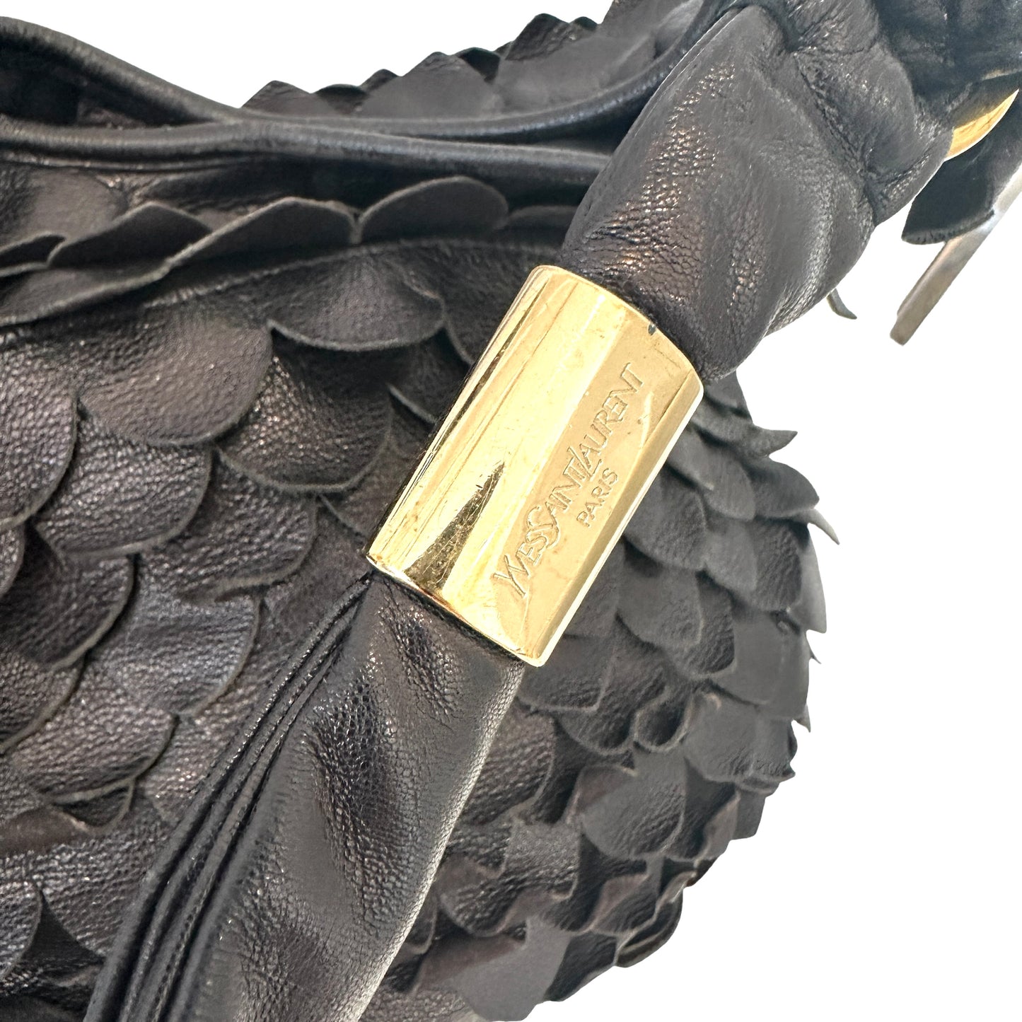 Vintage Black Hobo Bag