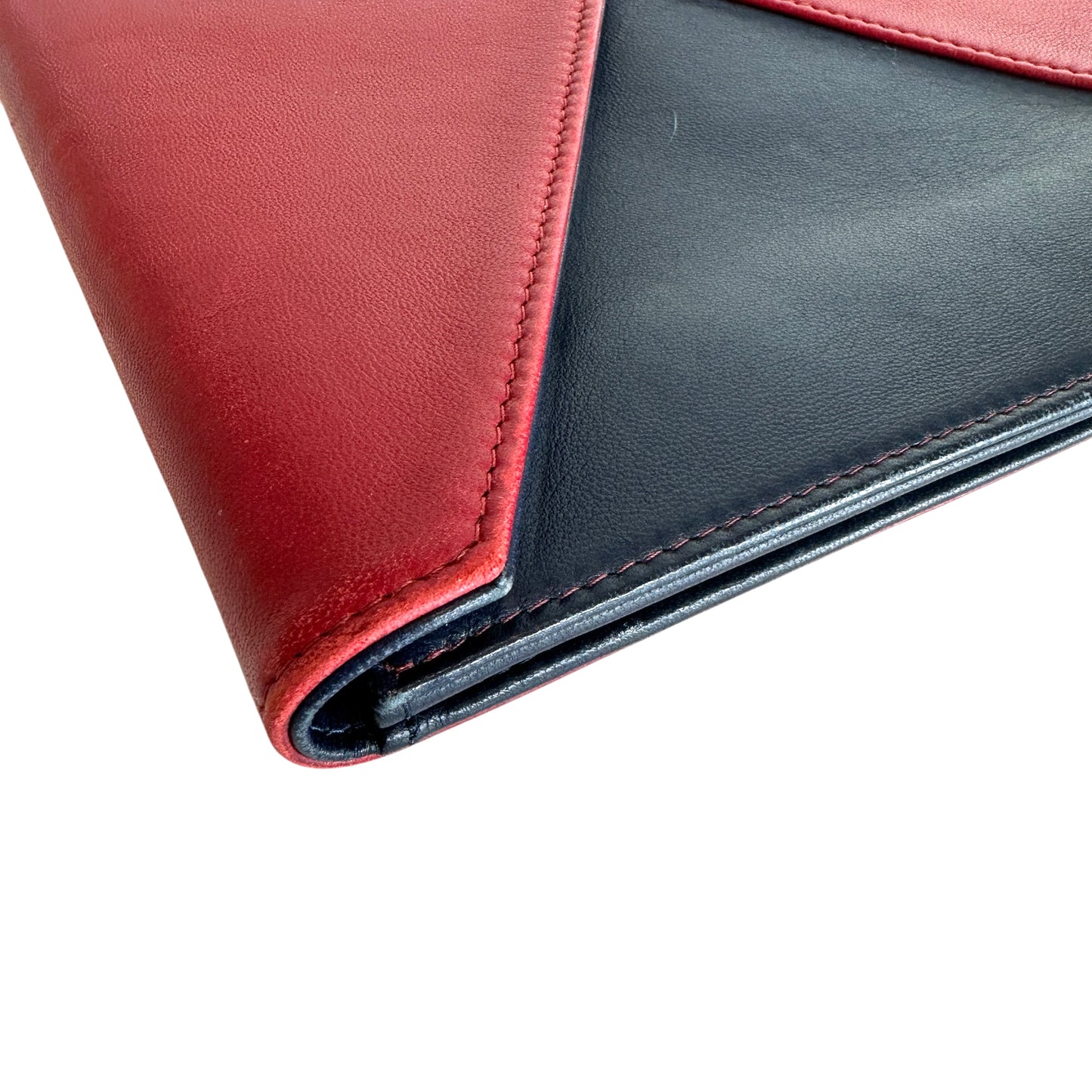 Red & Navy Clutch