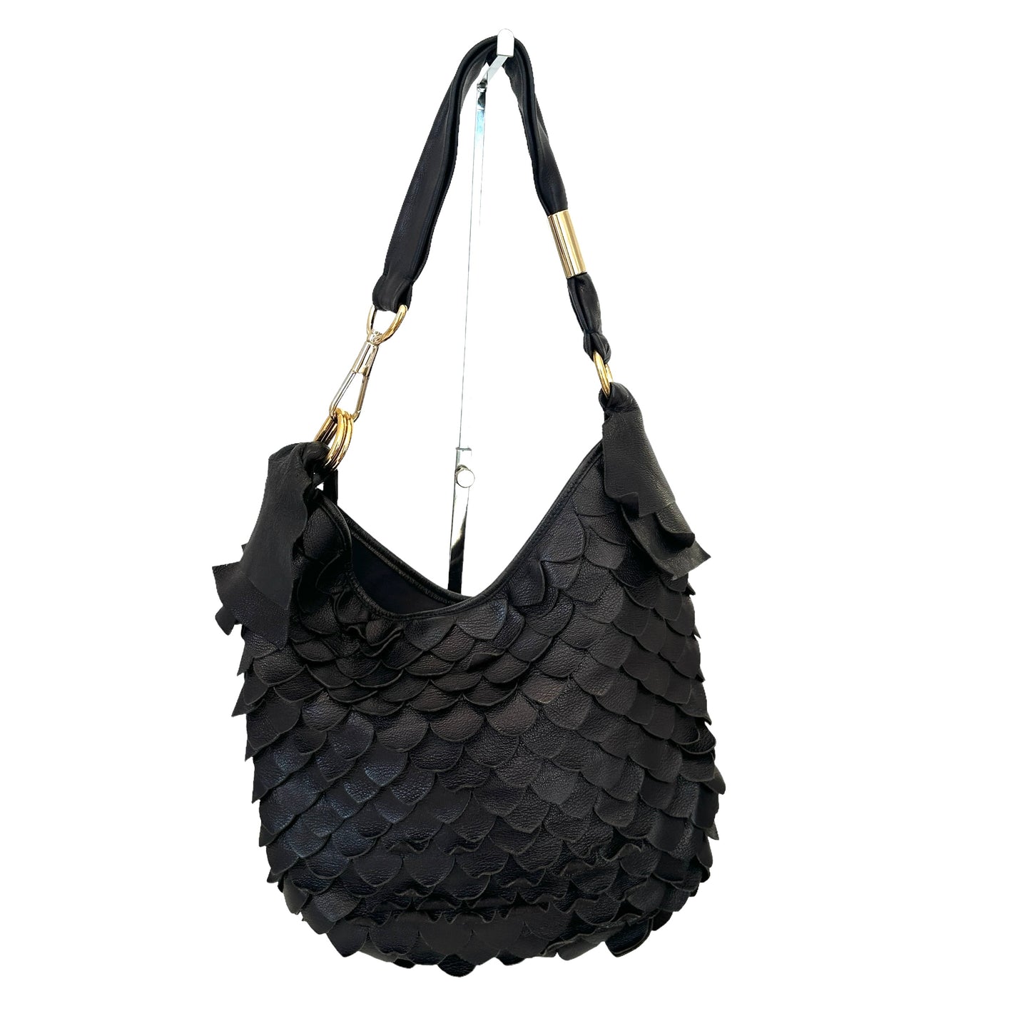 Vintage Black Hobo Bag