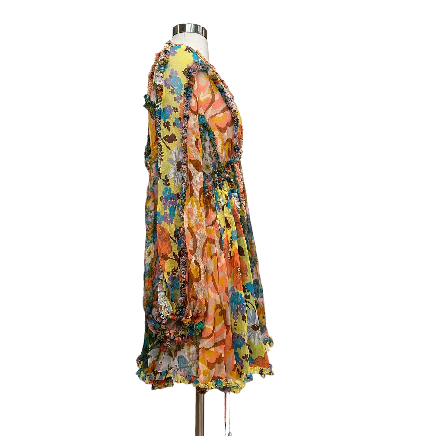 Multicolor Silk Dress - S/M