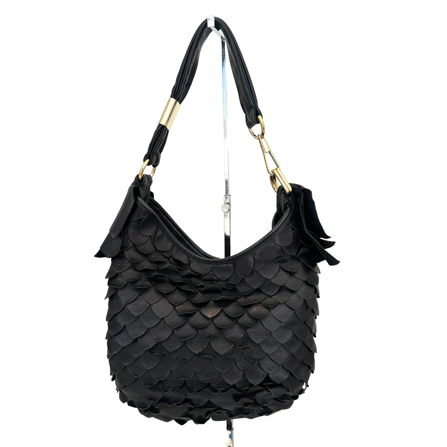 Vintage Black Hobo Bag