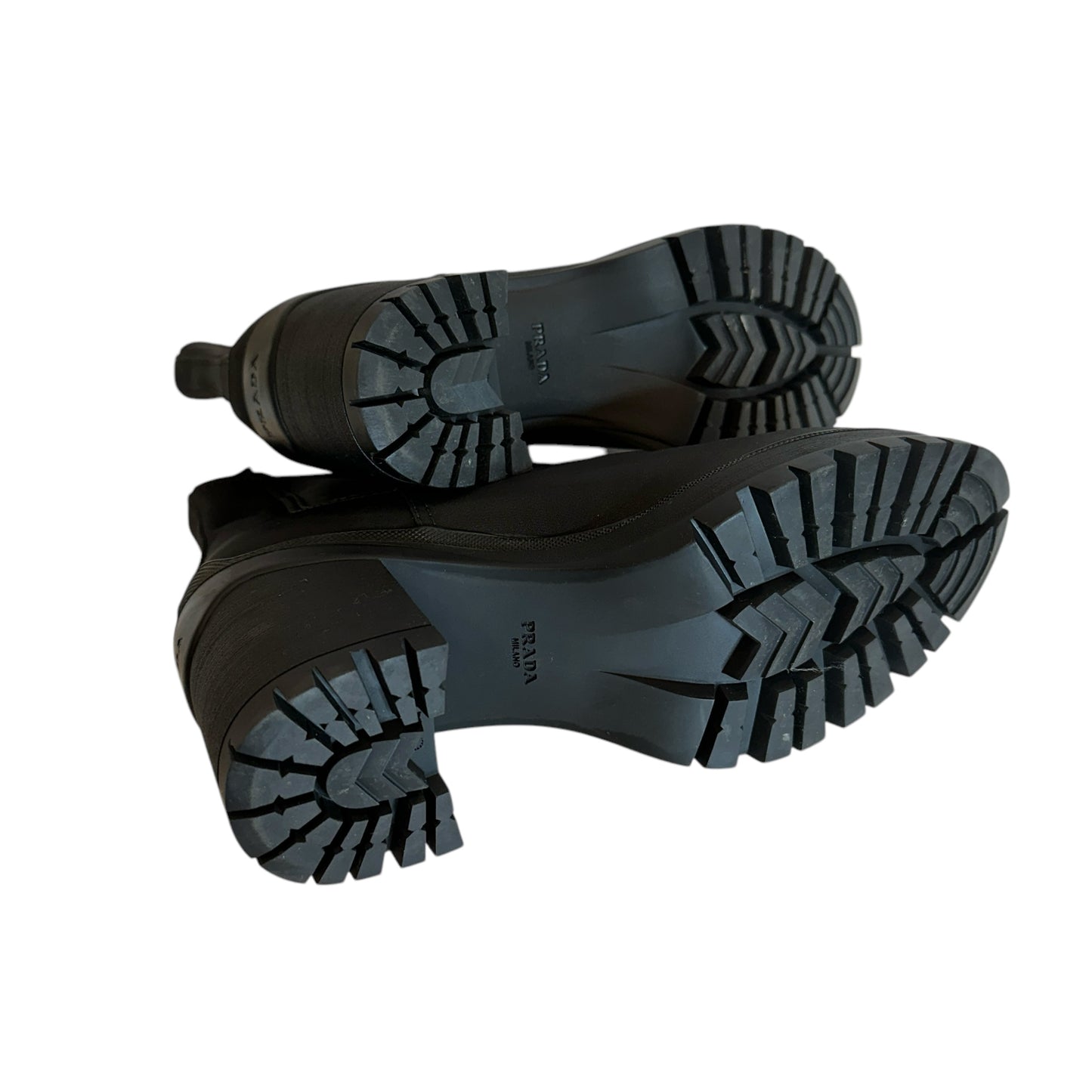 Black Nylon Boots - 8.5