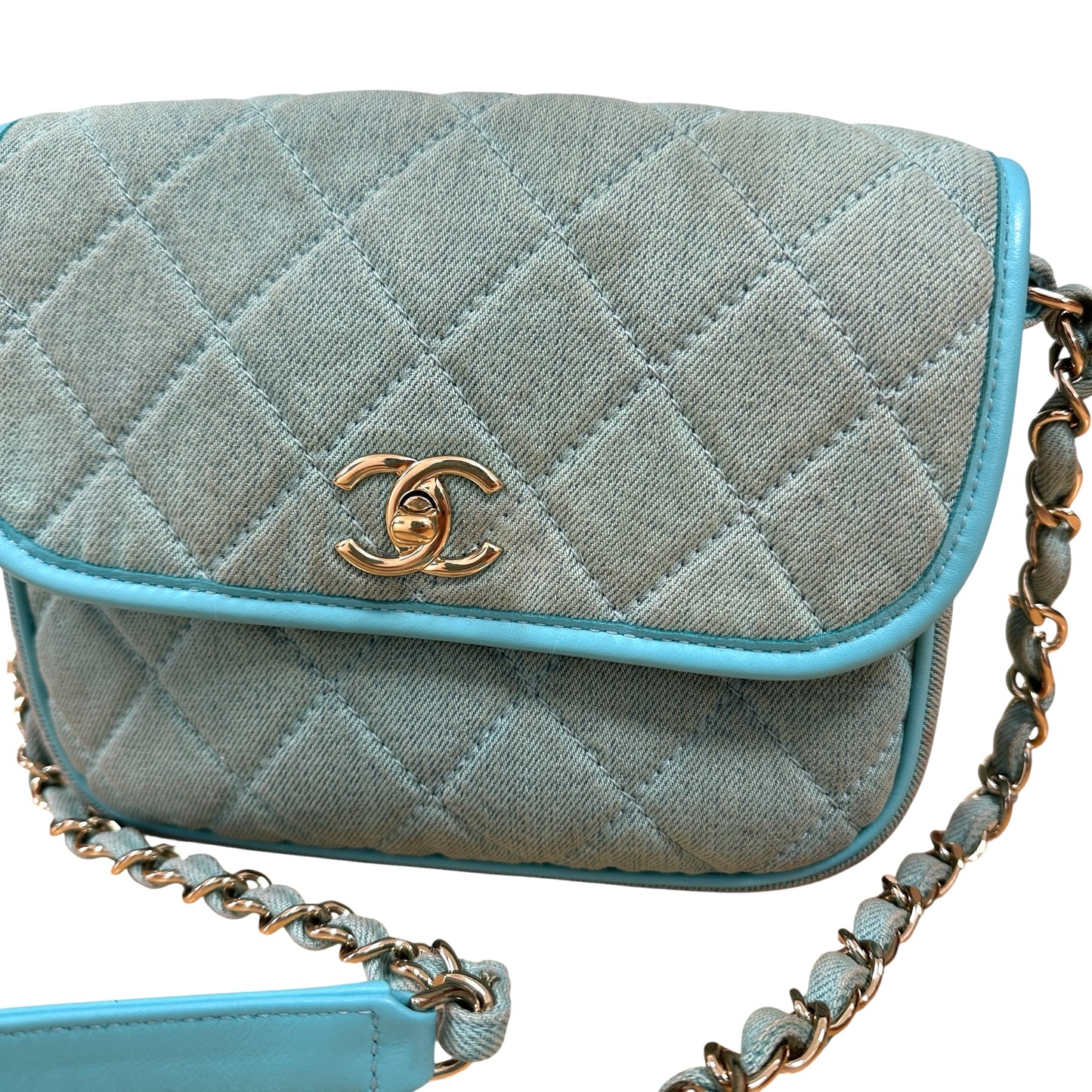 Chanel Denim Crossbody Bag