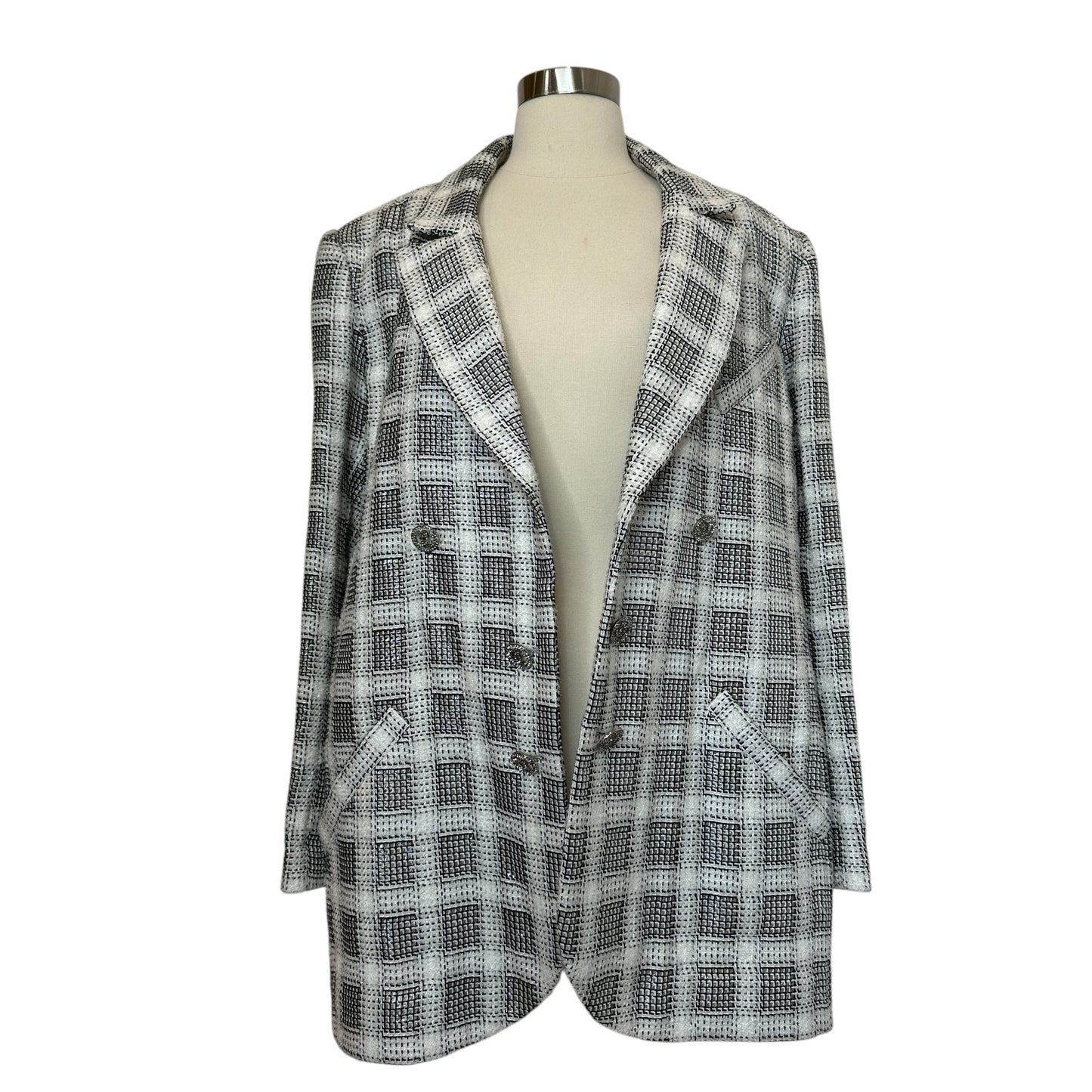 Tweed & Crystal Blazer - L/XL